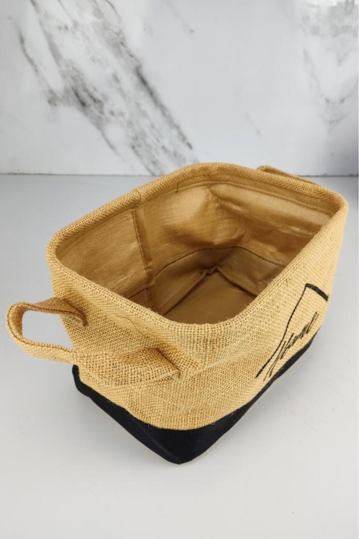 Digithome-Wicker Multi-Purpose Organizer Mini Rectangular Basket Black - Cly-j1006 C1-1-121 4