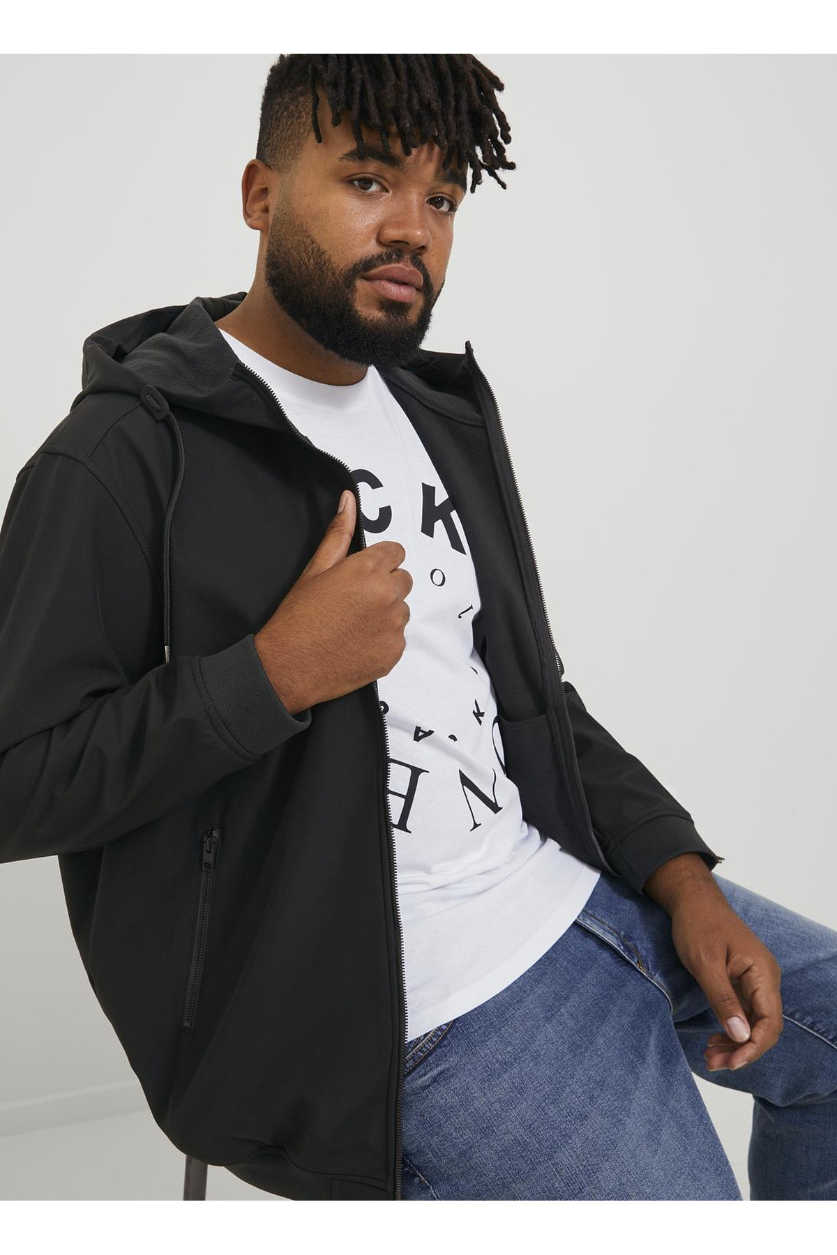 کاپشن مردانه راسته آستین افتاده | جک اند جونز Jack & Jones 5003051946 - تصویر 4