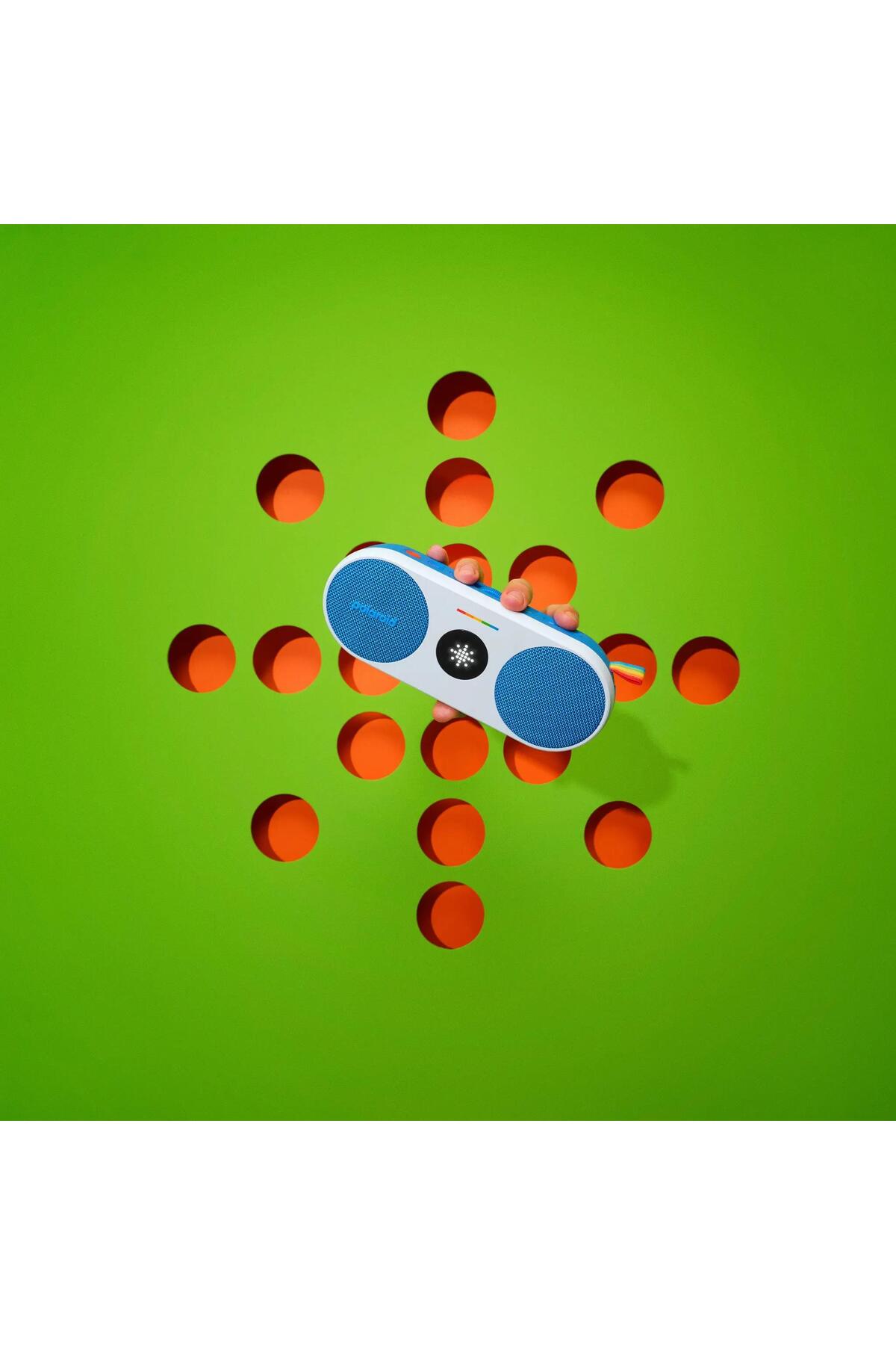 Player P2 Bluetooth Hoparlör - Kırmızı & Beyaz 4