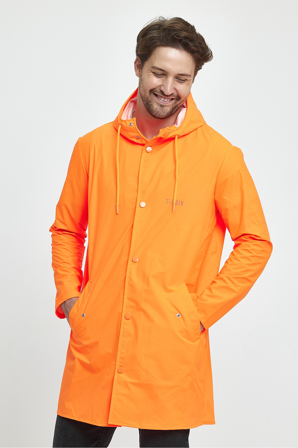 بارانی مردانه نارنجی Stay Dry — نارنجی STAYDRY2 — تصویر 4 از 9