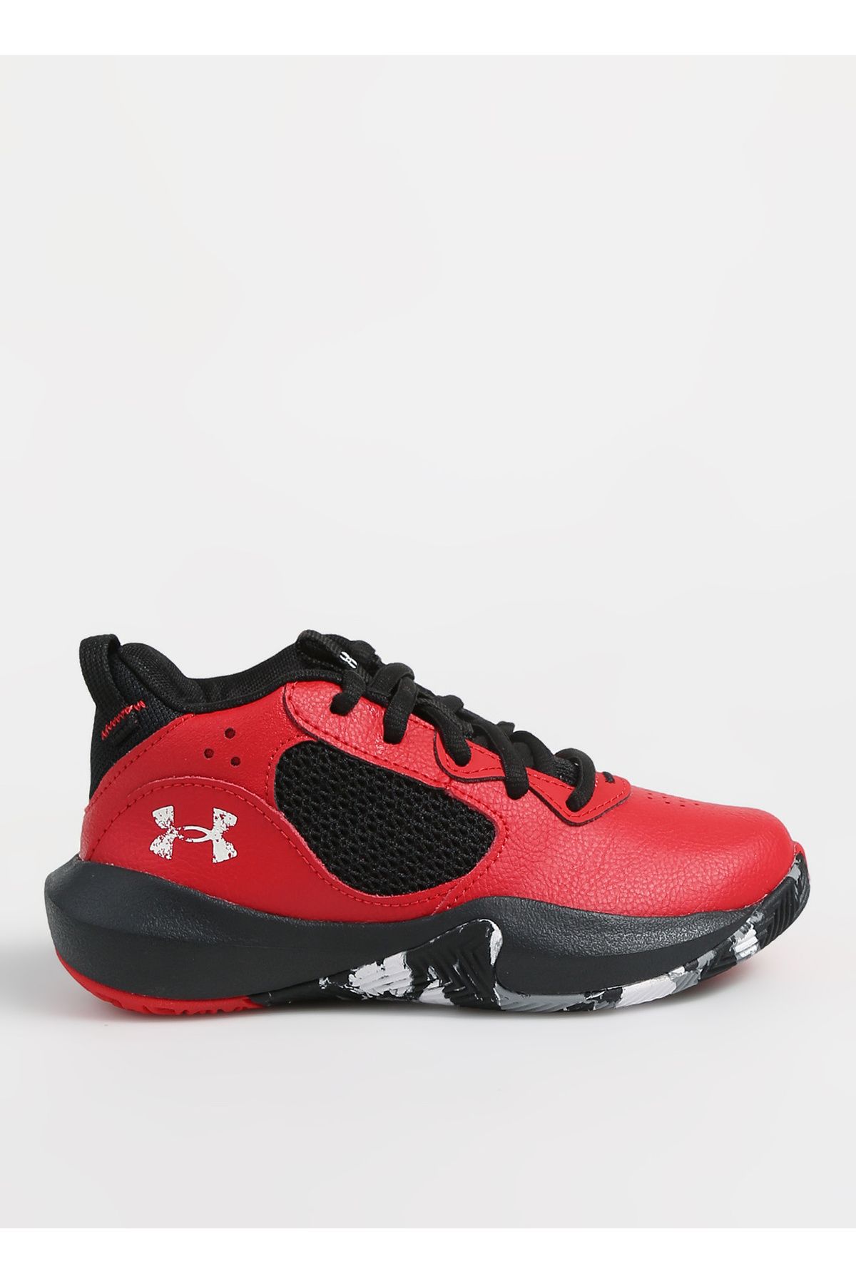 Red Boy's Basketball Shoes 3025618-600 UA PS Lockdown 6 Under Armour