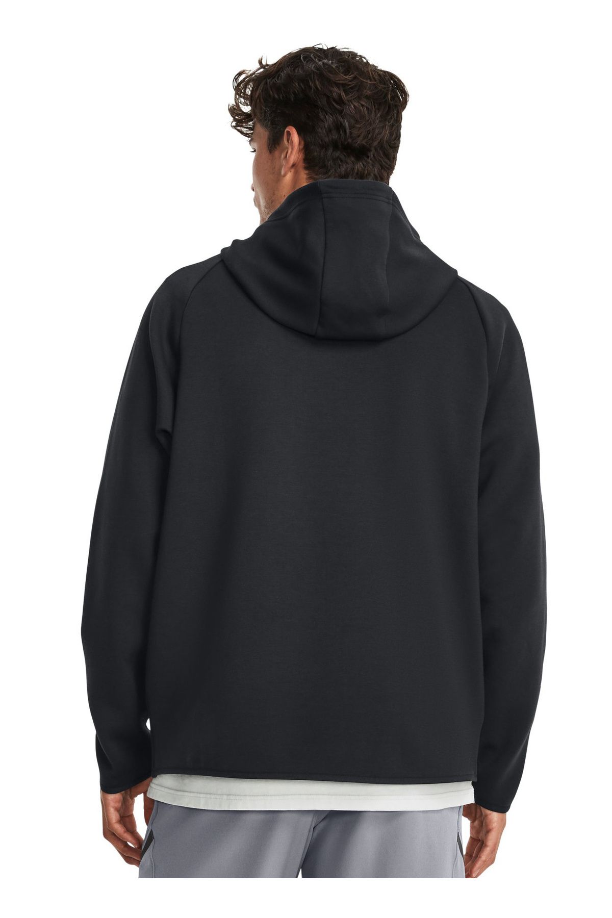 سویشرت مشکی مردانه پیراهن سیاه پوست 1379811 001 UA هود غیرقابل توقف FLC Under Armour