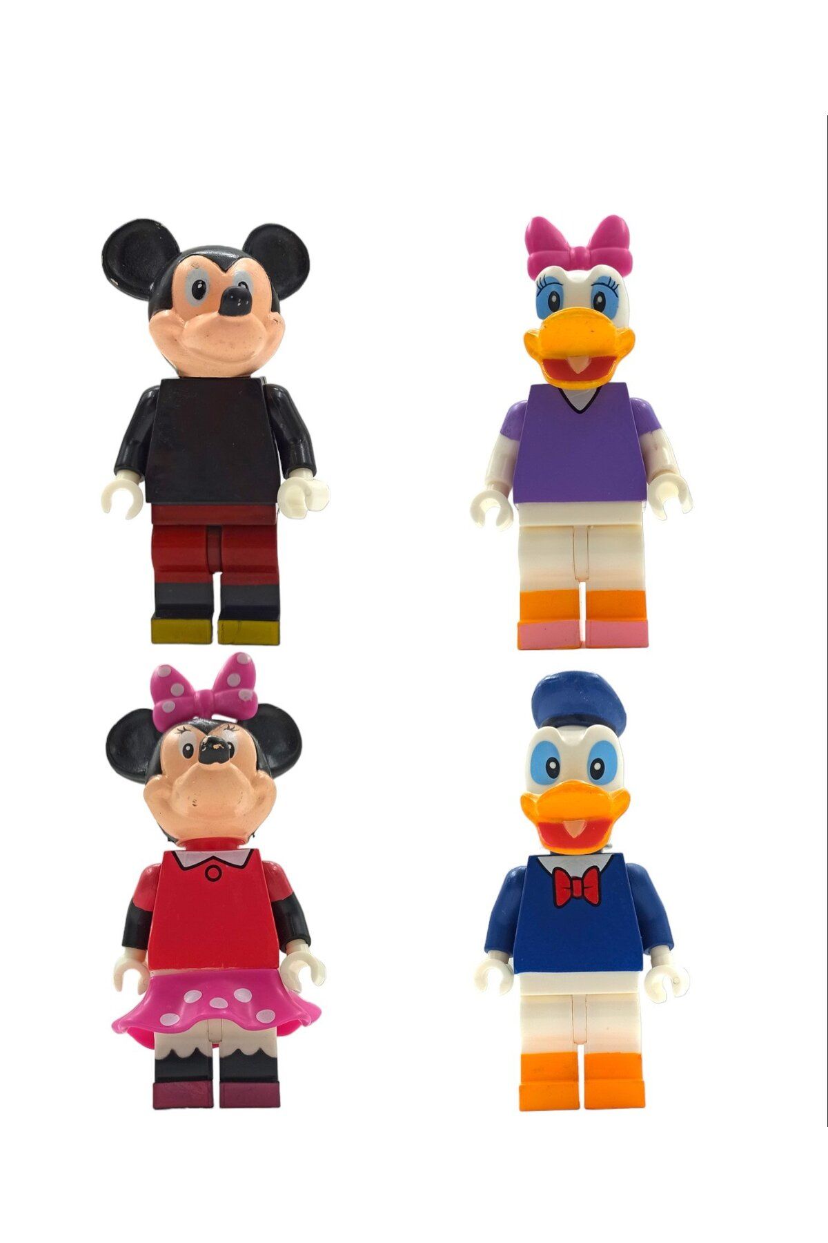 Pop eker Mickey Mouse and Minnie Mouse 4 Piece Figures Mickey Mouse Characters 10cm Each