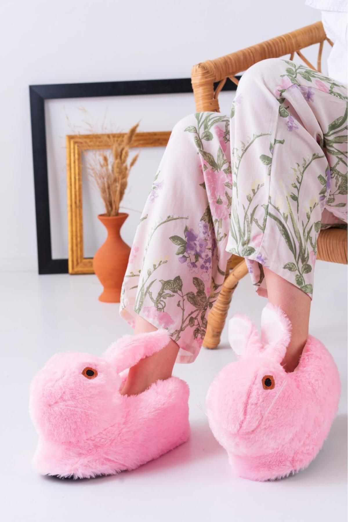 Bunny slippers womens sale