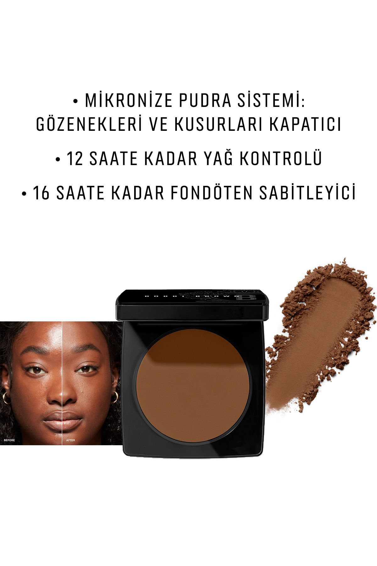 Компактная прессованная пудра Bobbi Brown Sheer Finish — теплый каштан 716170294360 118723