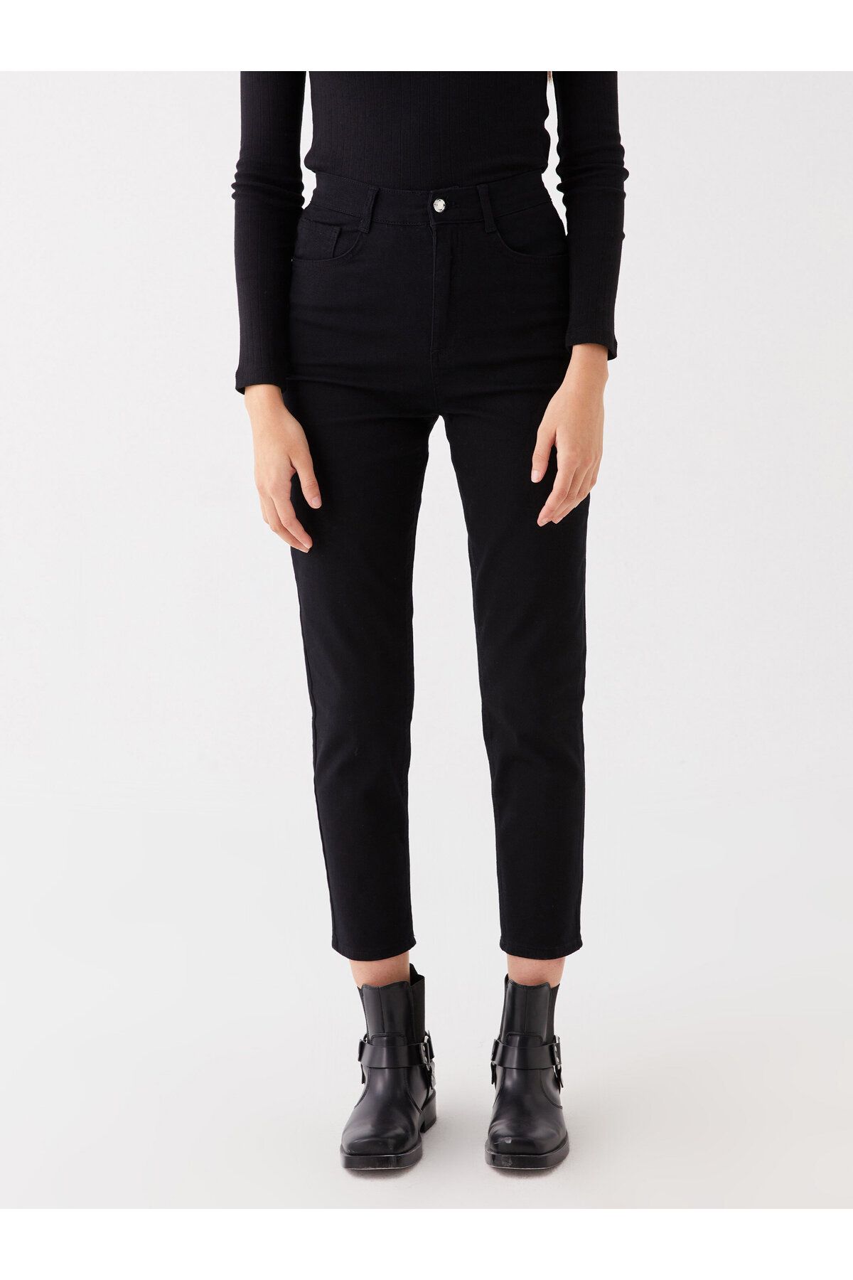 Mom Fit Kadın Jean Pantolon