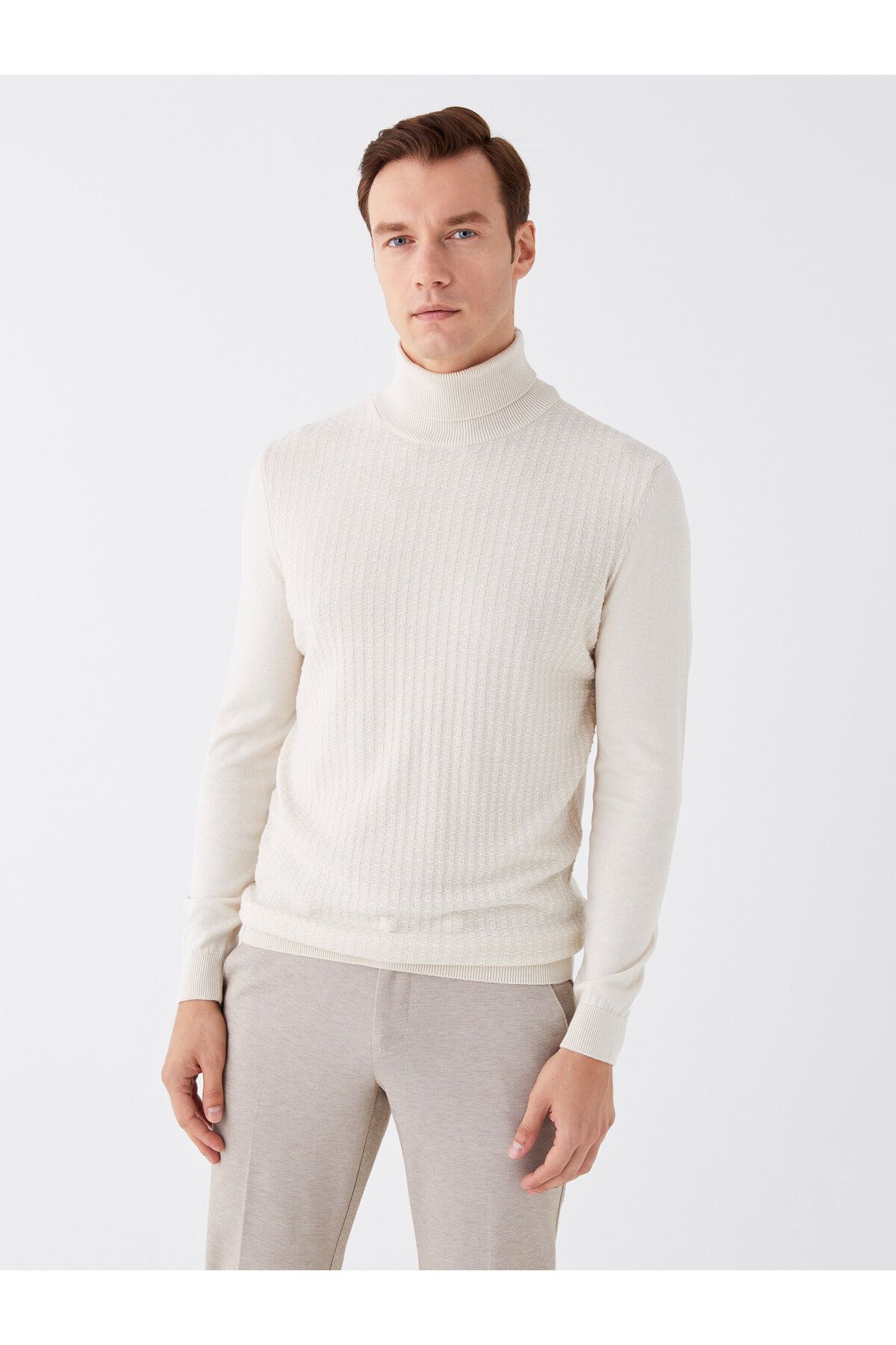 LC Waikiki-Strickpullover für Herren – Rollkragenpullover, lange Ärmel 2