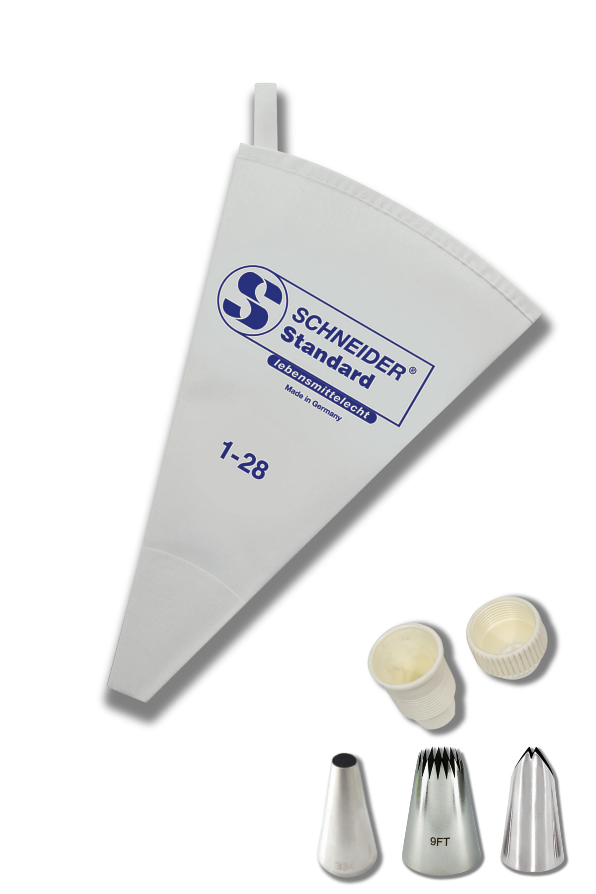 PASTRY PLANET Schneider Bez Krema Sıkma Torbası & Duy Anahtarı & 3 Adet Dekoratif Duy (1-28)