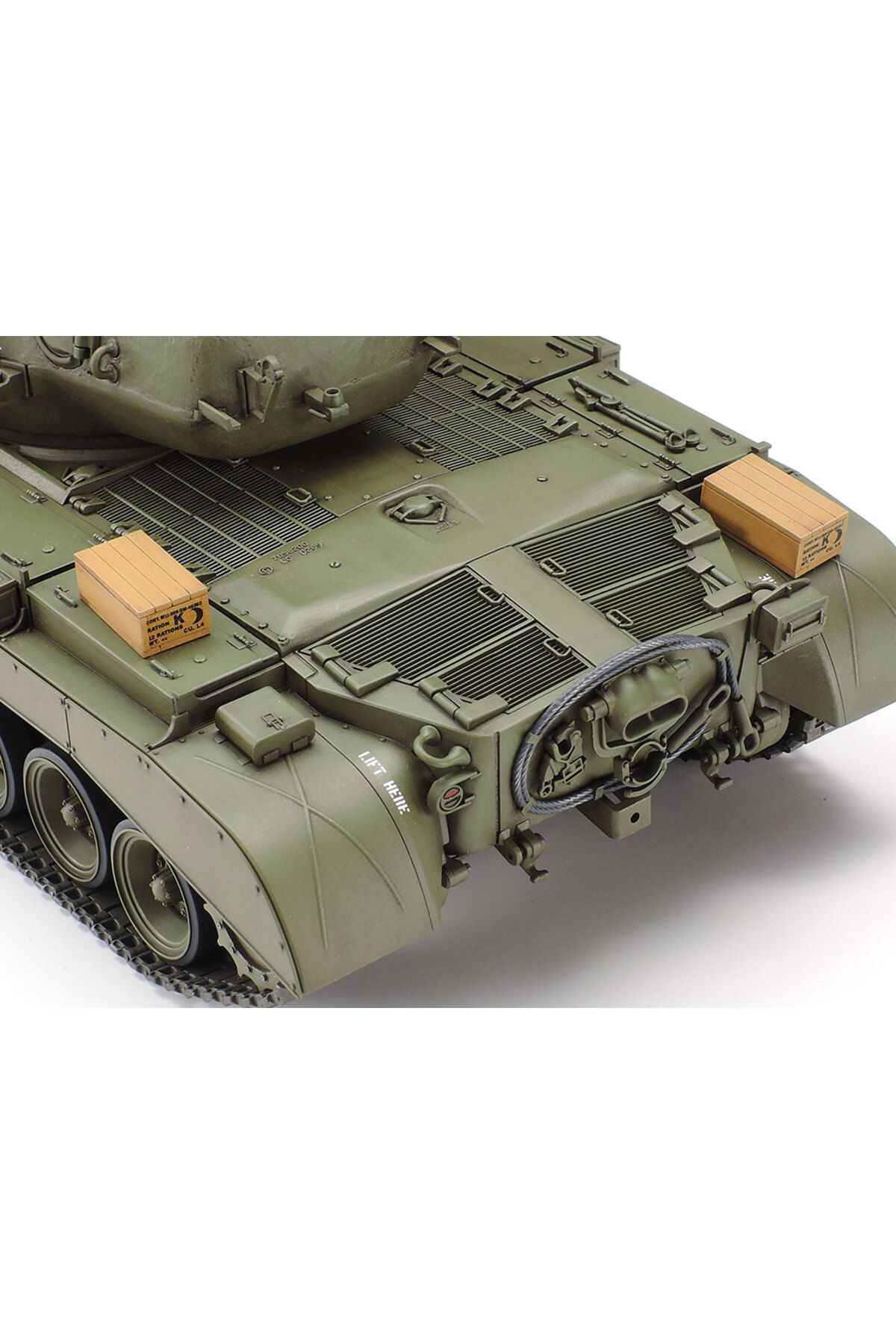 TAMIYA-1/35 USM26 Pershing T26E3 Plastic Tank Model Kit, Disassembled Hobby Set 5