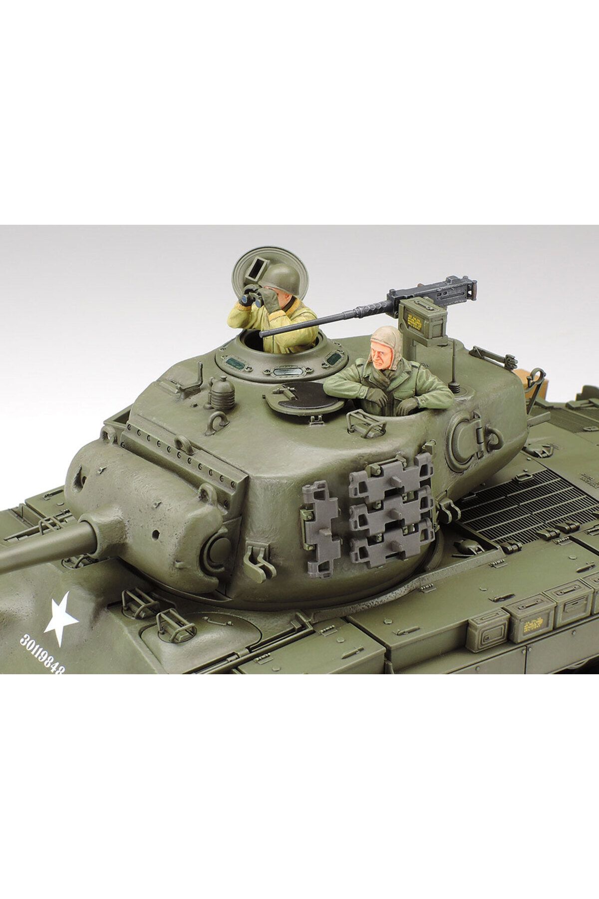 TAMIYA-1/35 USM26 Pershing T26E3 Plastic Tank Model Kit, Disassembled Hobby Set 4