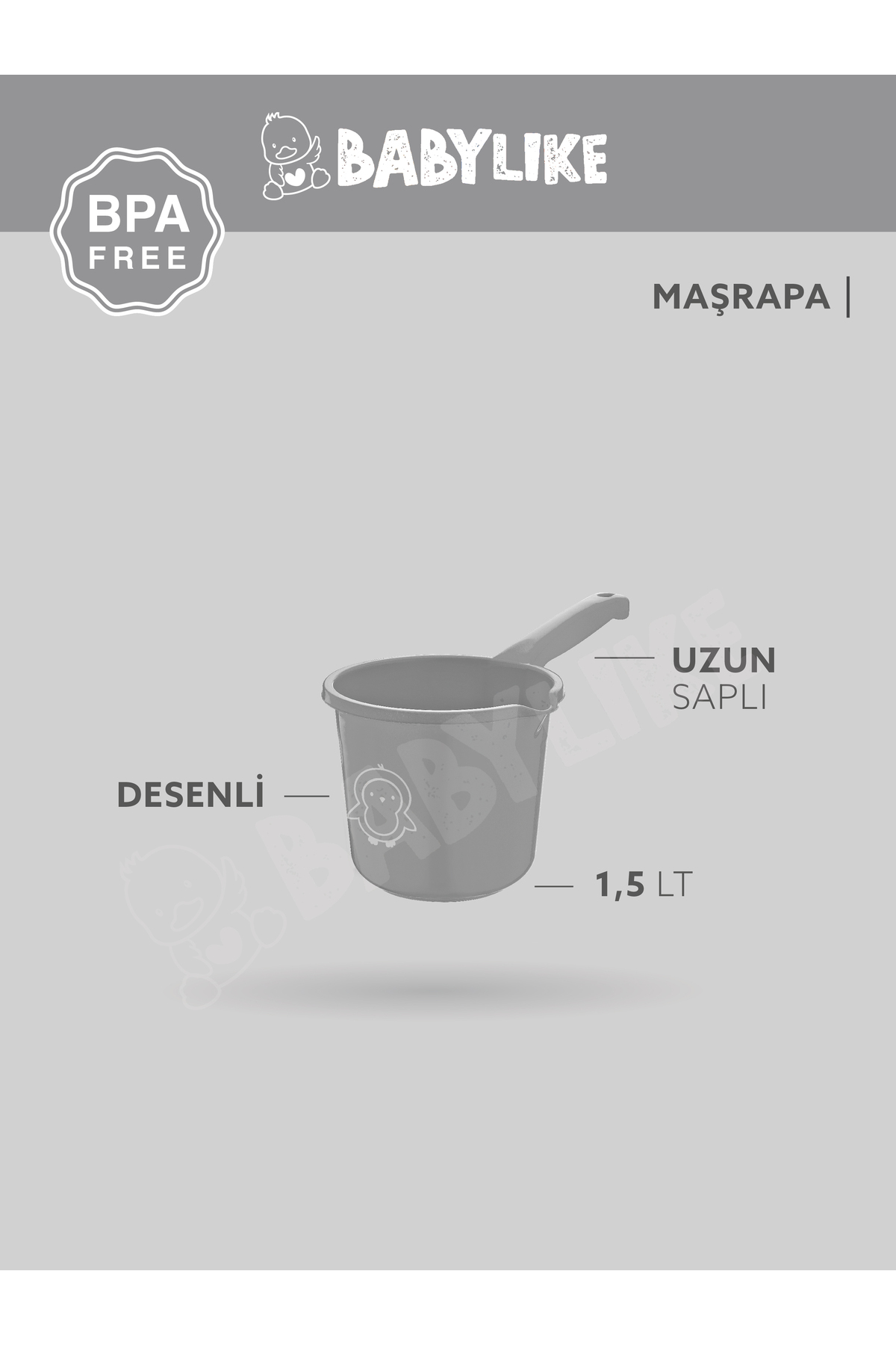 Babylike 5'li Bebek Seti- Küvet&lazımlık&bebek Yıkama Koltuğu&kova&maşrapa fotoğrafı 6 (önizleme)