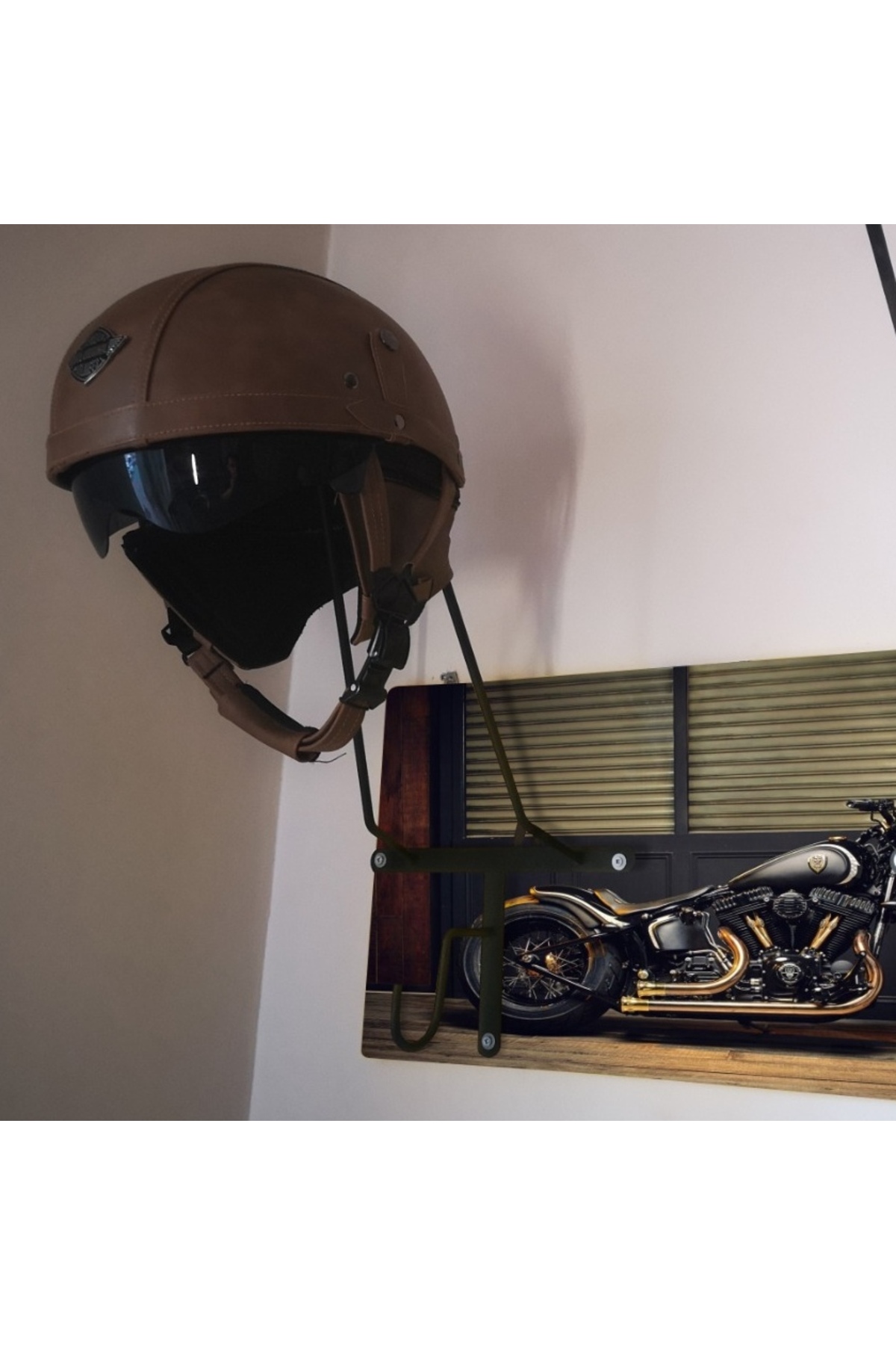 Motorcycle Helmet Hanger, Motor Helmet Hanger Harleyx2v4