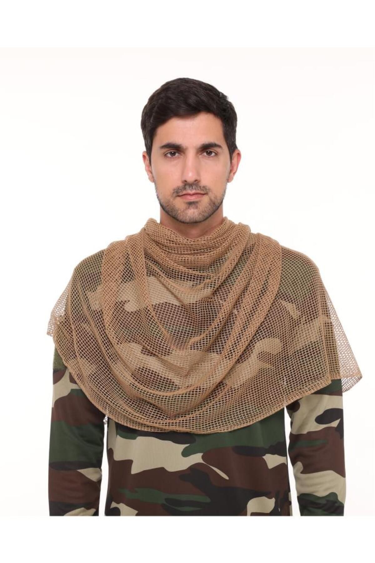 SINGLE SWORD-Camouflage Square Mesh Military Shawl, Mesh Puchsia, Hide Net Tactical Mesh Puchsia - Poşi 3