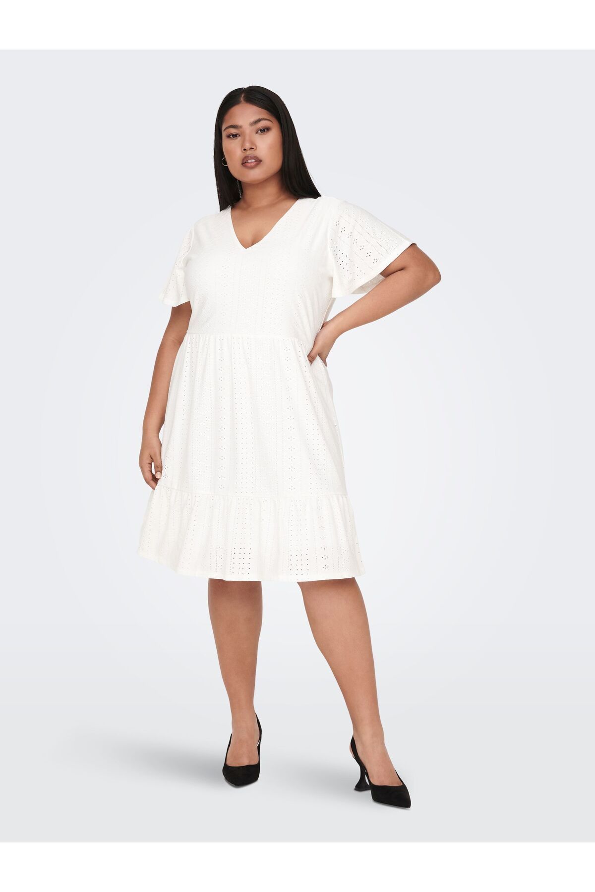 Weiß Only Carmakoma Kleider für Damen Online Kaufen - Trendyol