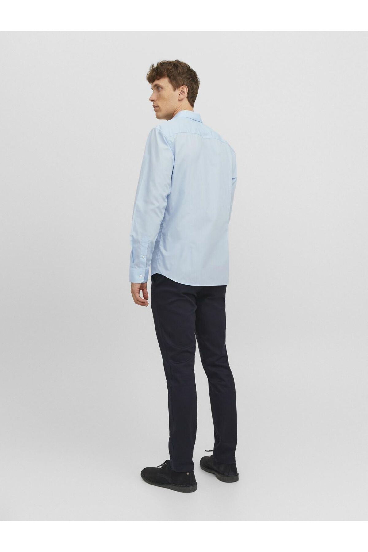 پیراهن مردانه راسته آستین بلند | جک اند جونز Jack & Jones 12187222 - تصویر 3