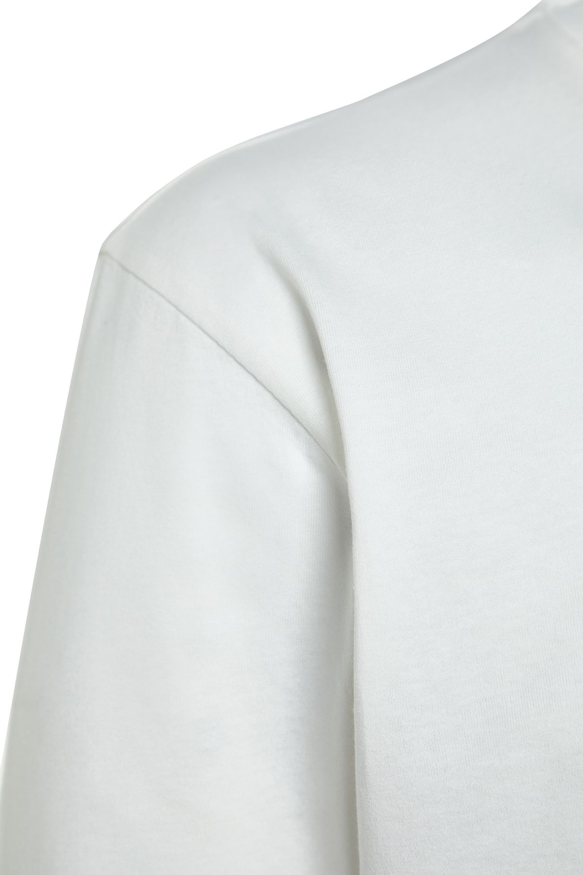 Trendyol Collection-Petrol-Ecru 2er-Pack Langarm-T-Shirts aus 100 % Baumwolle mit normaler Passform TMNAW24TS00001 8