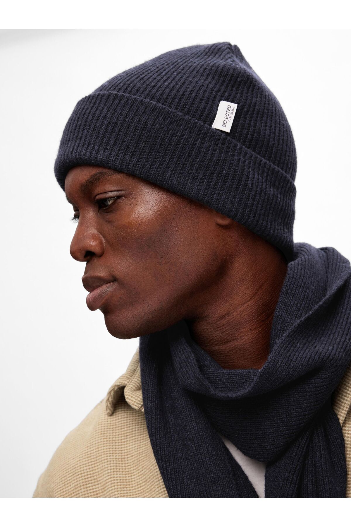 Selected Homme-Mütze Wollmix 3