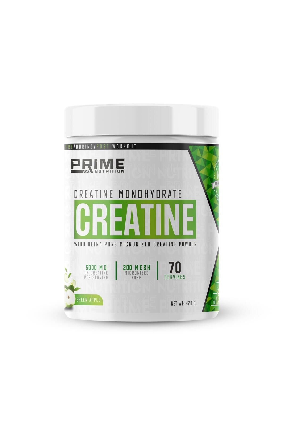 Prime Nutrition Creatine 420 gram Yeşil Elma - Kreatin