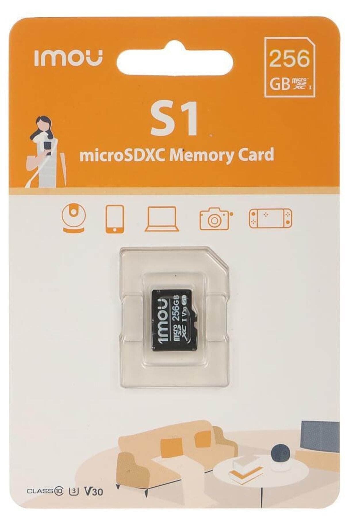 Imou-256Gb Micro Sdxc Memory Card / Compatible with Class 10,U3,V30-Video Recording Equipment (St2-256-S1) 2