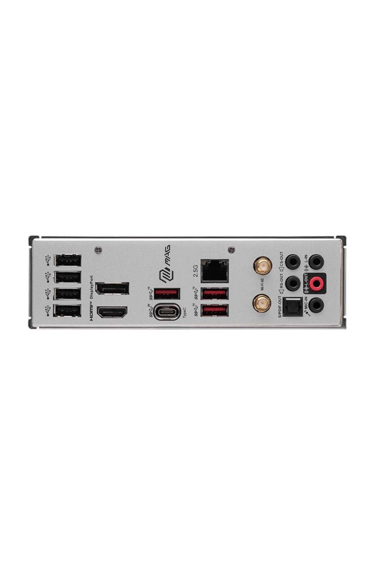 MSI-MAG B760M MORTAR WIFI II Intel B760 Socket 1700 DDR5 7800MHz (OC) M.2 Motherboard 5