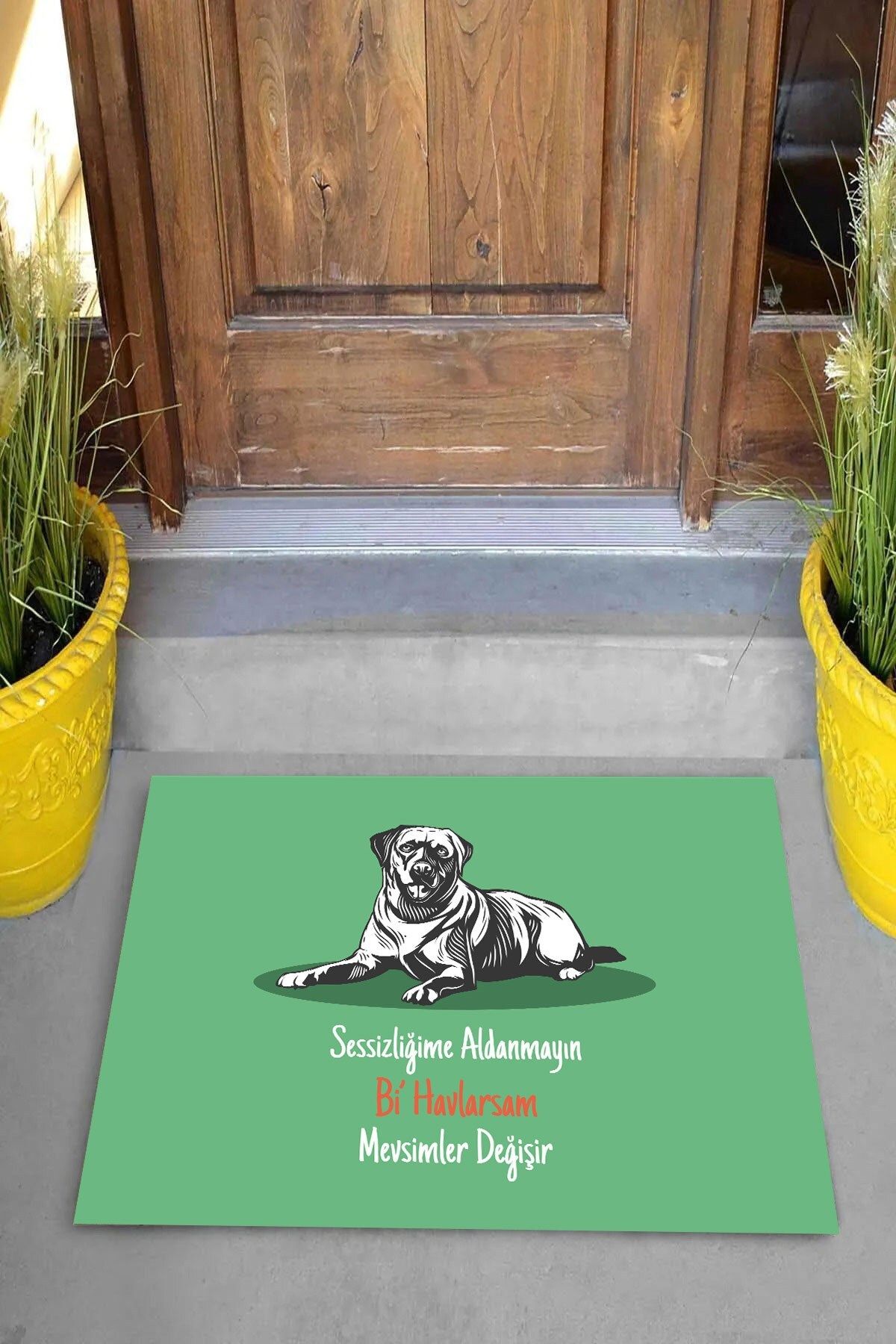 on the clouds-Digital Printed Don't Mess With My Silence My Bi Towels Change Seasons Decorative Door Mat 2