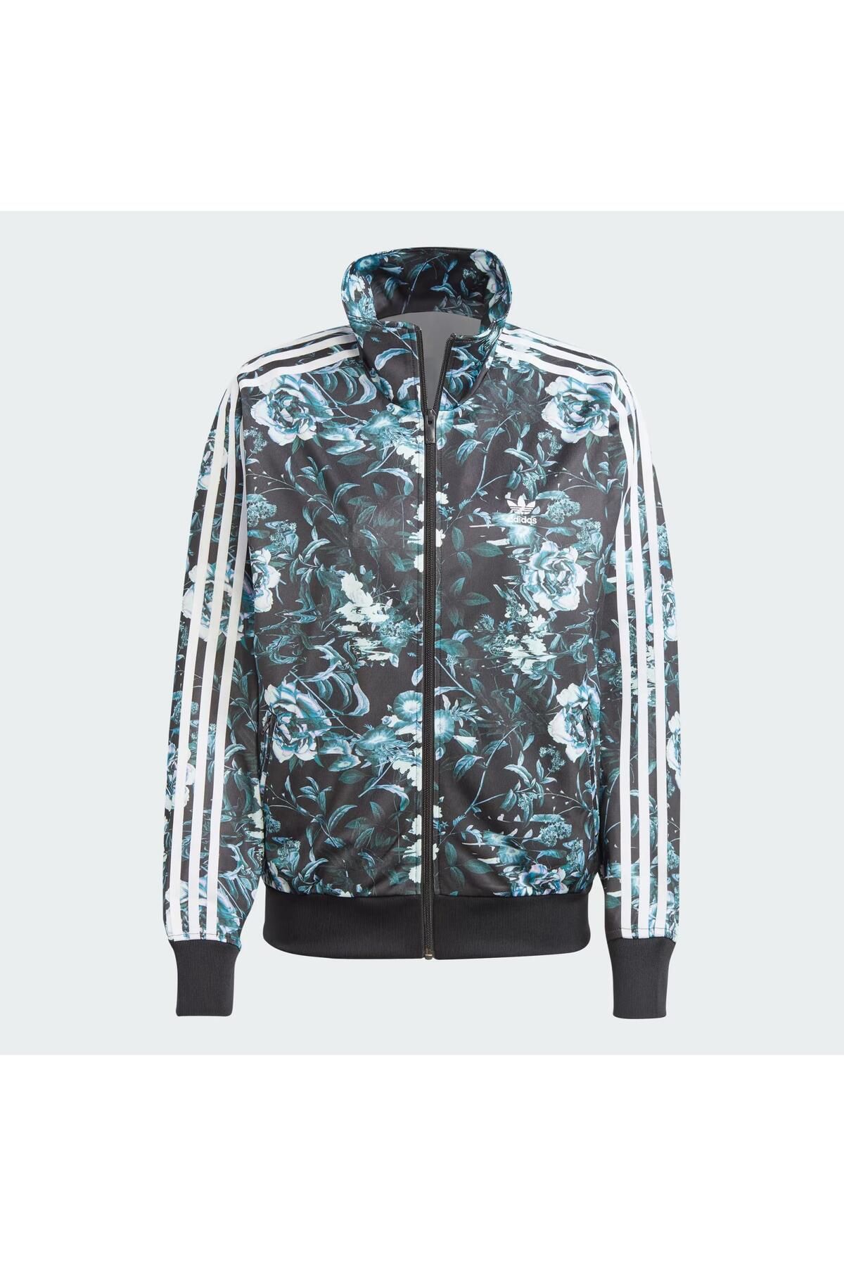 Adidas firebird floral hotsell jacket