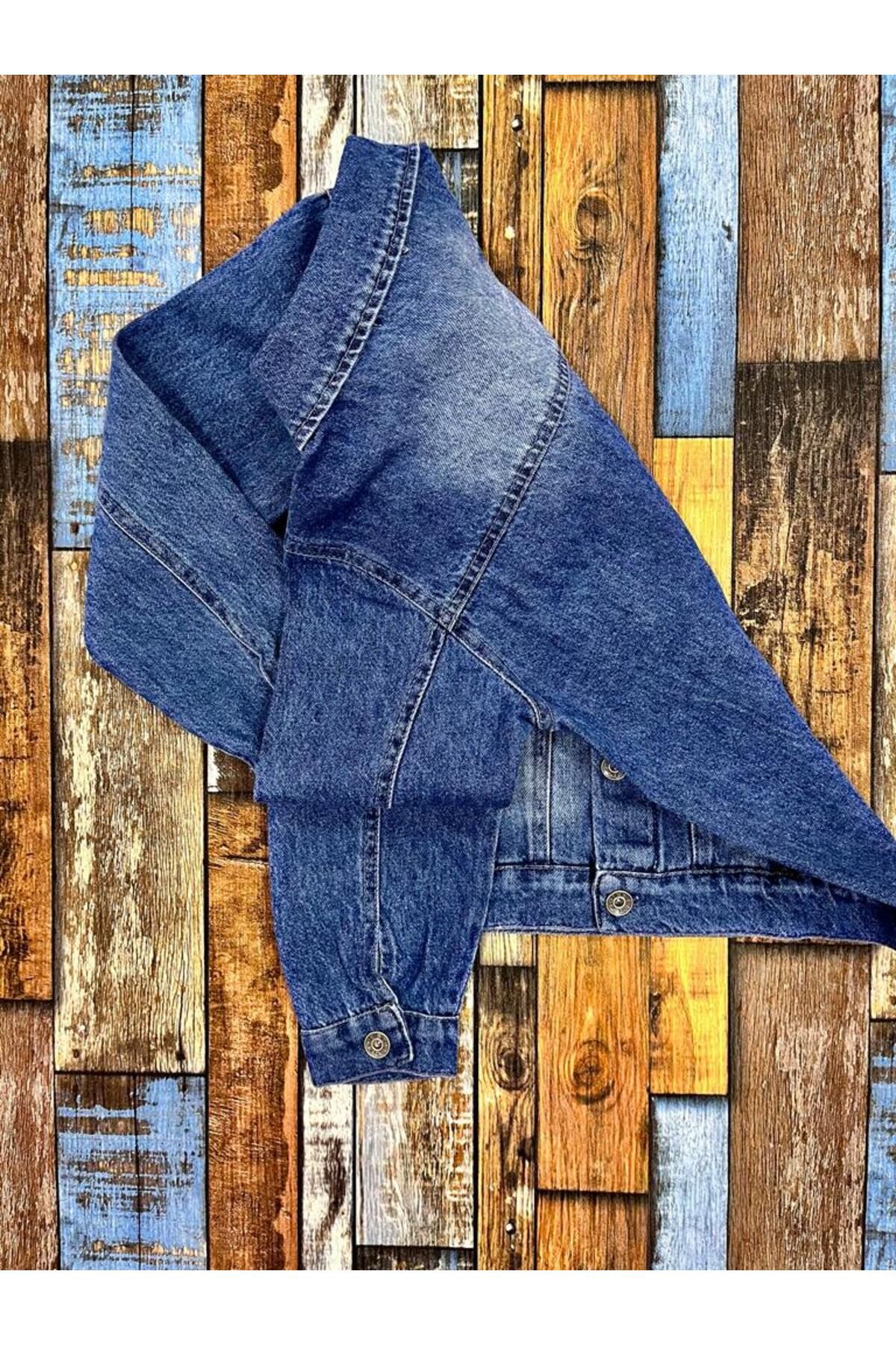 Mevsimlik Çocuk Kot Ceket/ Denim Kot Ceket/düğmeli Kot Ceket