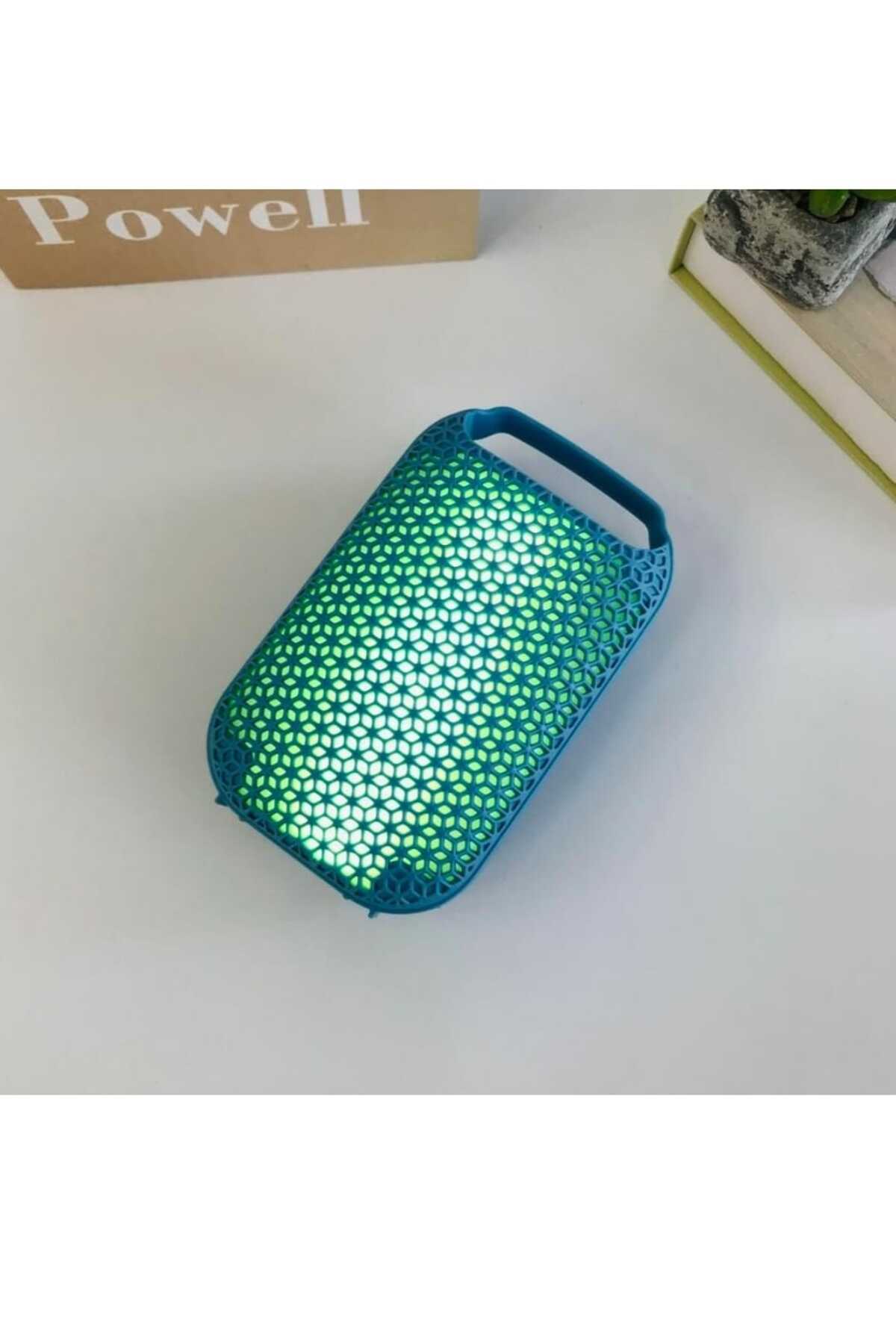 Kamp Doğa Ev Için Kullanıma Uygun Rgb LED Işıklı Mobil Multimedya Bluetooth Müzik Çalar Hoparlör 7