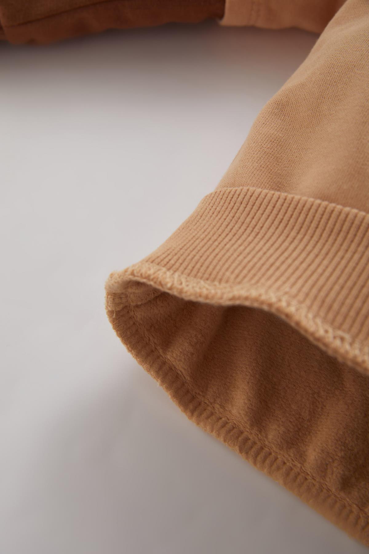 سویشرت پسرانه بژ Defacto | B1033A523WN اورجینال - تصویر 4