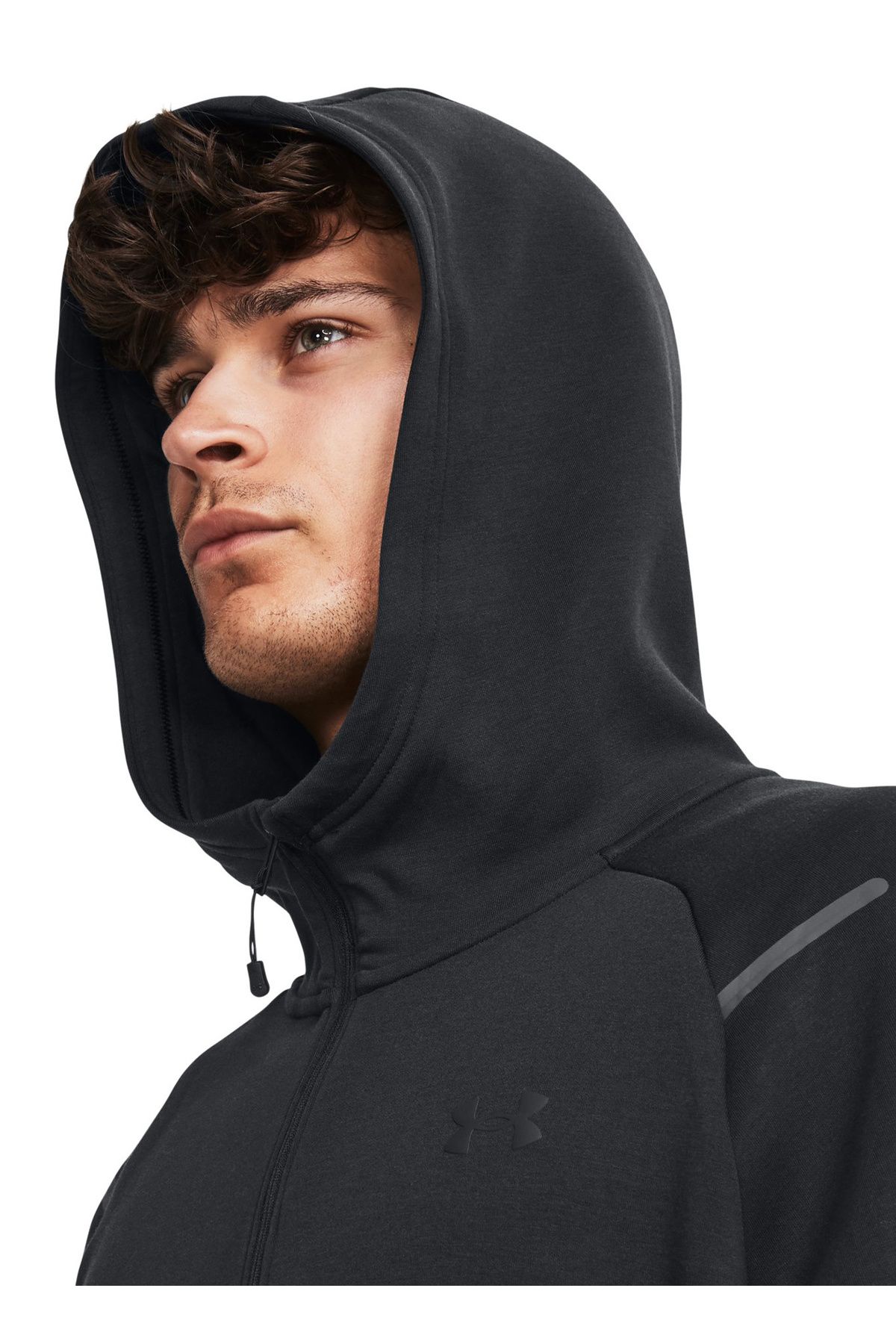 سویشرت مشکی مردانه پیراهن سیاه پوست 1379811 001 UA هود غیرقابل توقف FLC Under Armour