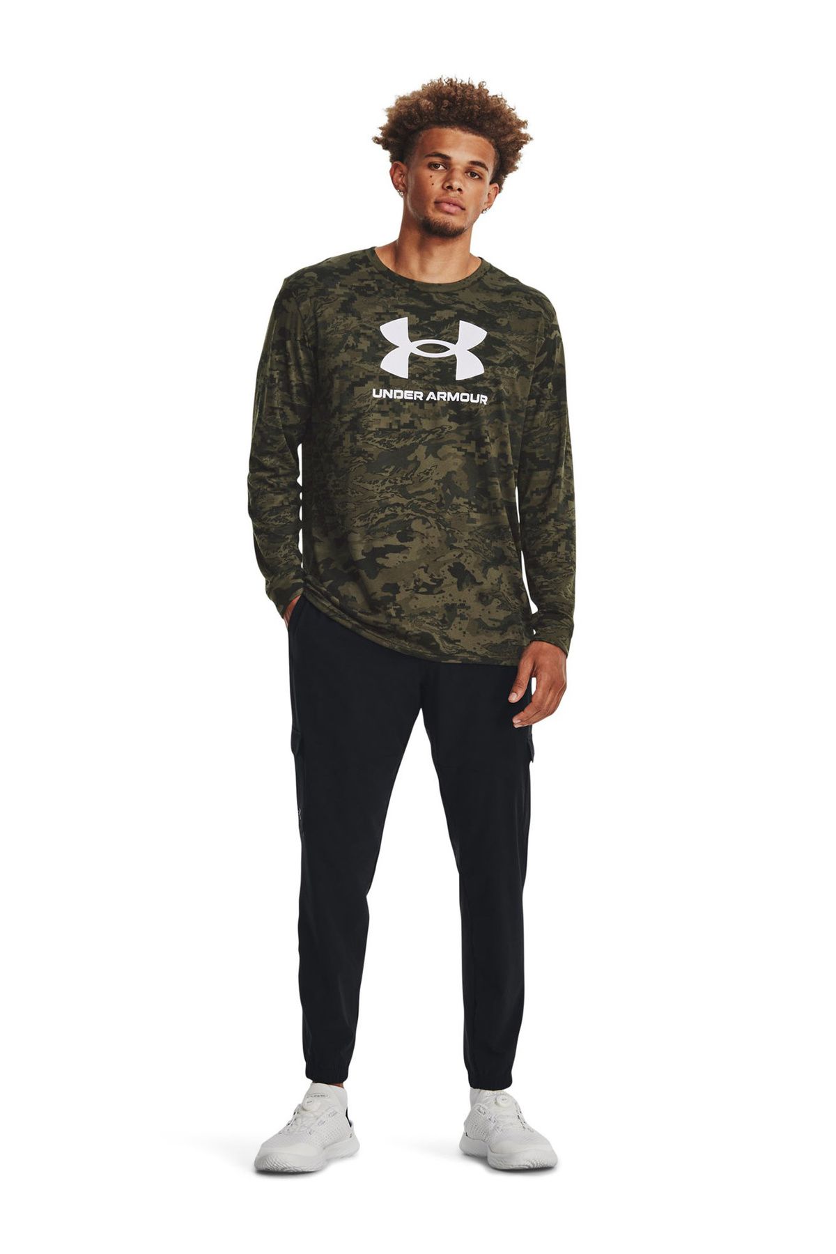 شلوار گرمکن مشکی مردانه سهام شش ، ل سیاه Under Armour