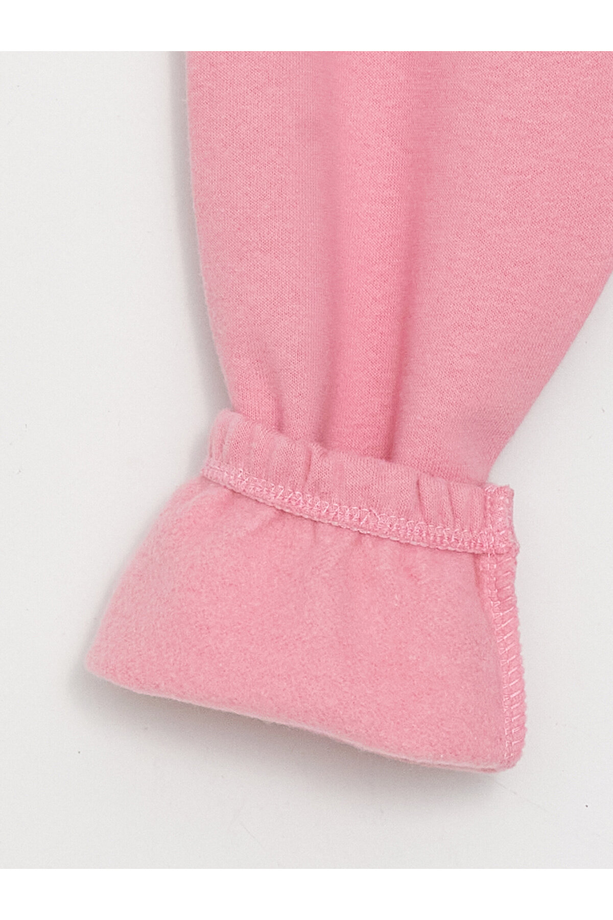 LC Waikiki Bisiklet Yaka Uzun Kollu Baskılı Kız Bebek Sweatshirt ve Eşofman Alt 2'li Takım fotoğrafı 6 (önizleme)