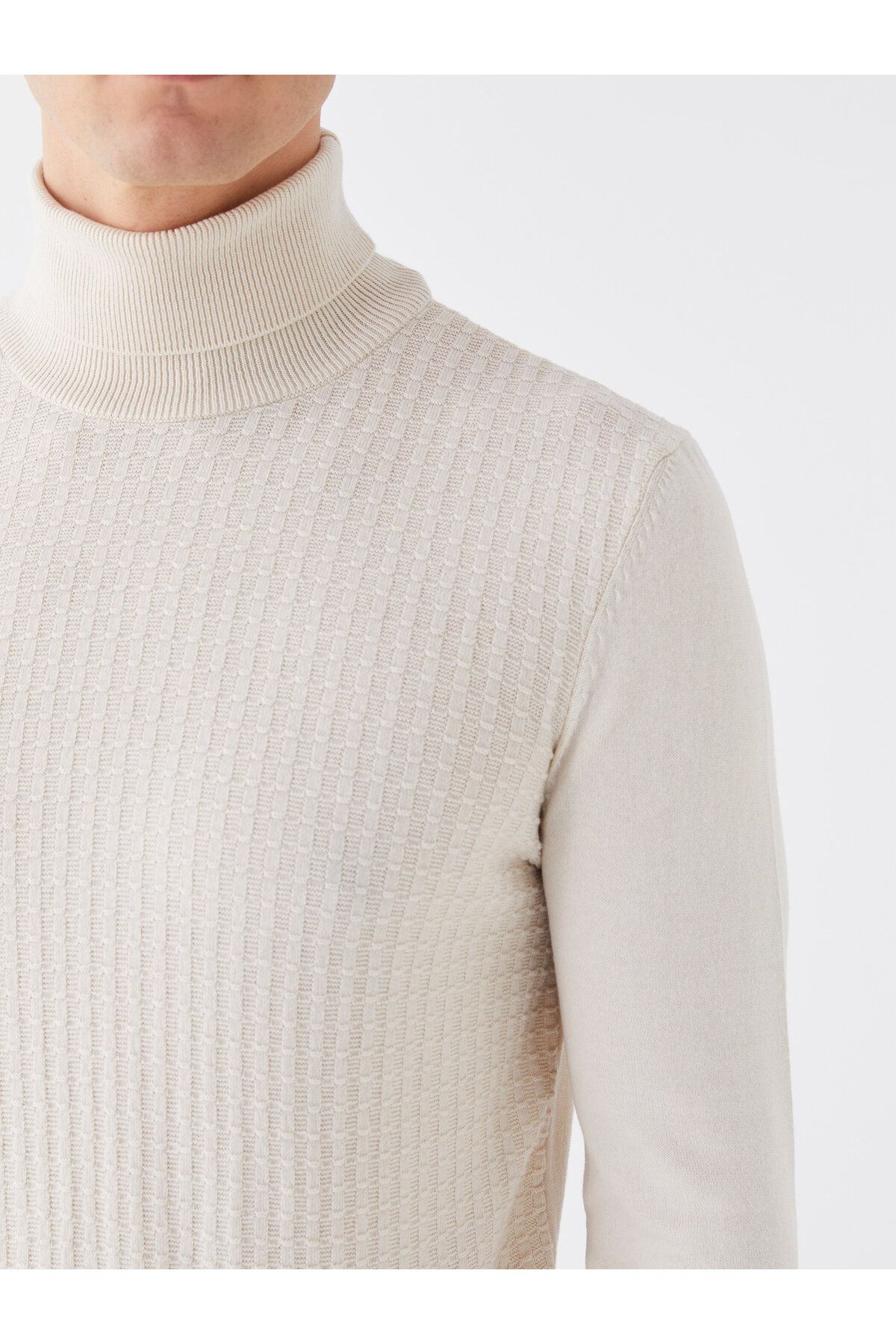 LC Waikiki-Strickpullover für Herren – Rollkragenpullover, lange Ärmel 4