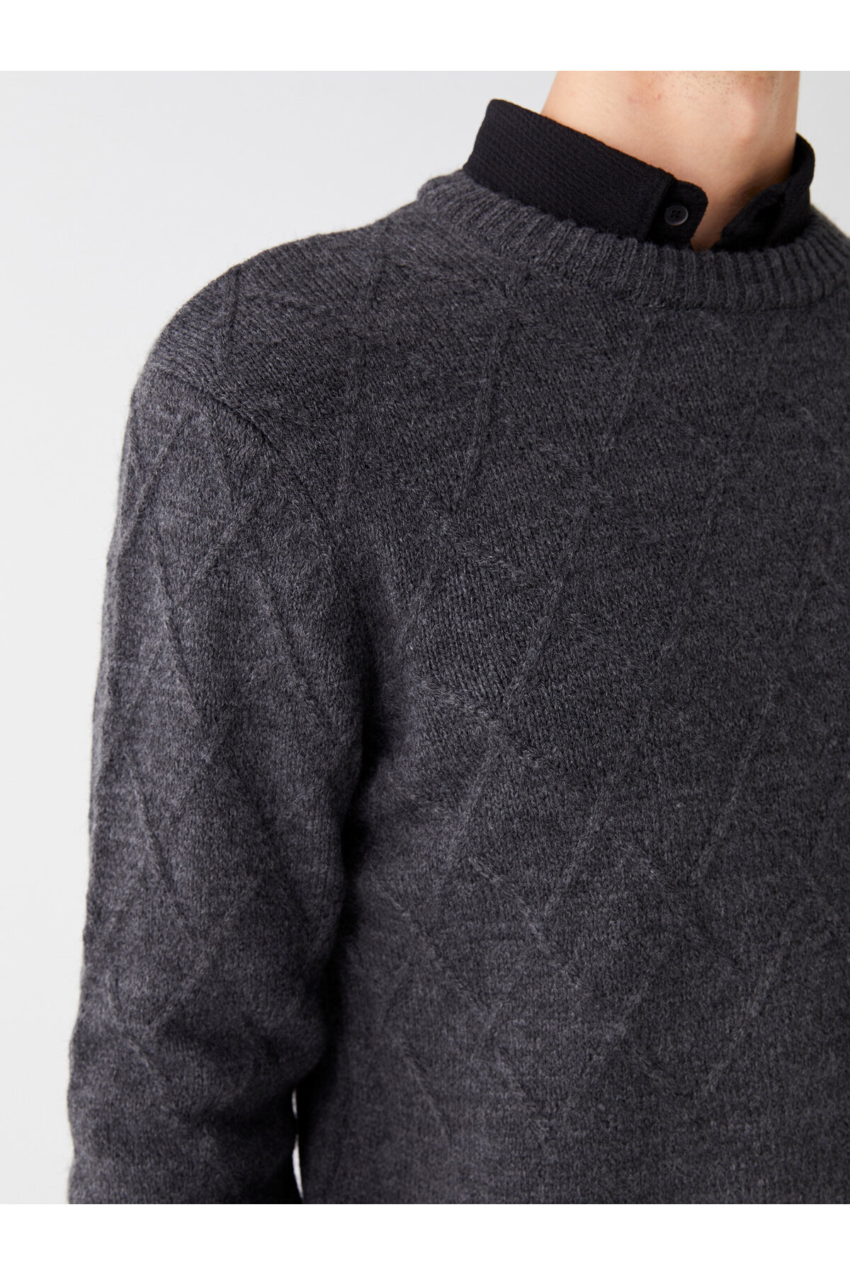 LC Waikiki-Men's Knitwear Sweater - Long Sleeve, Crew Neck 6