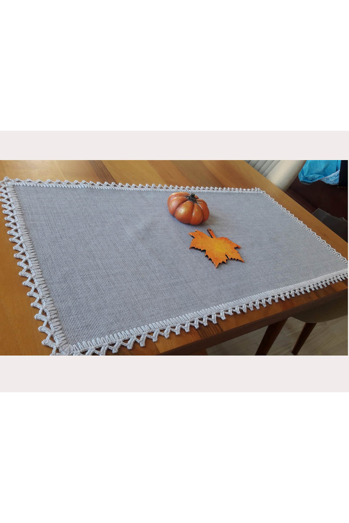 Gri Keten Linen Kumaşından Runner Takım Salon Takımı Yatak Odası Takımı 2