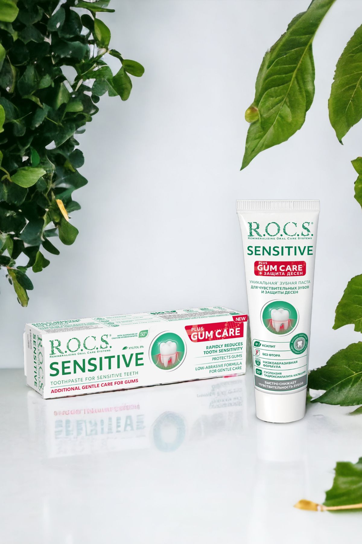 R.O.C.S.-R.O.C.SSensitive Plus Gingival Care Chlorophyll Toothpaste - 94gr x 2 PCS 6