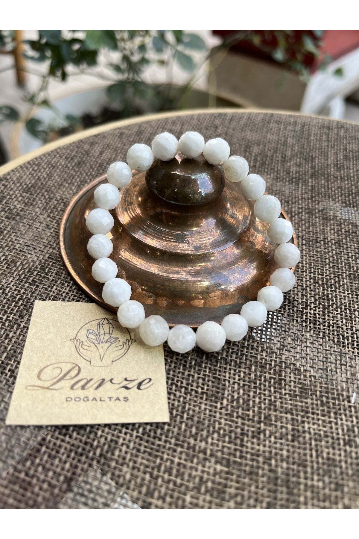 parze do alta Microfacet special cut Moonstone Bracelet