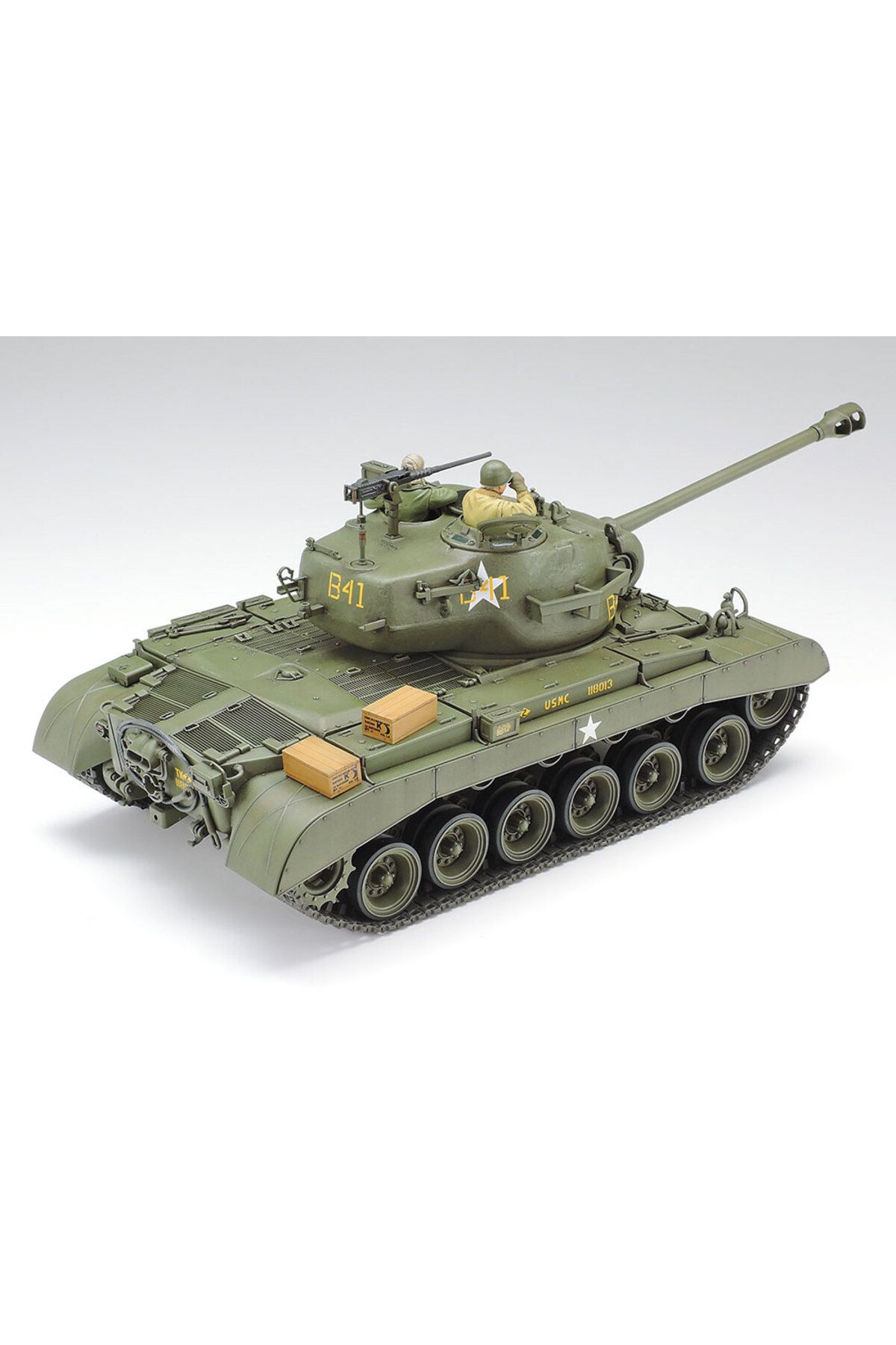 TAMIYA-1/35 USM26 Pershing T26E3 Plastic Tank Model Kit, Disassembled Hobby Set 3