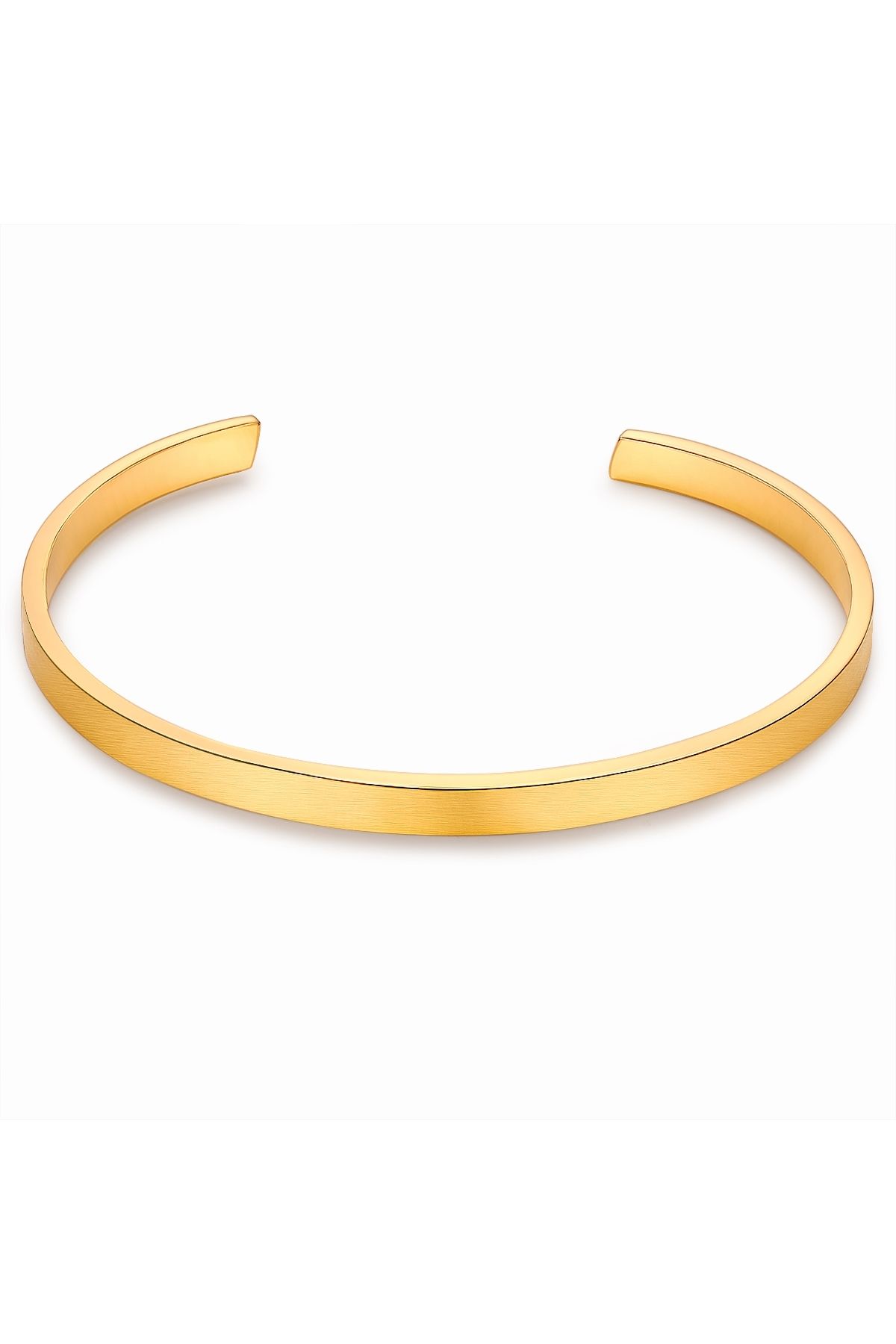 True Rebels-Edelstahlarmband Armreif Edelstahl gelbgold 1