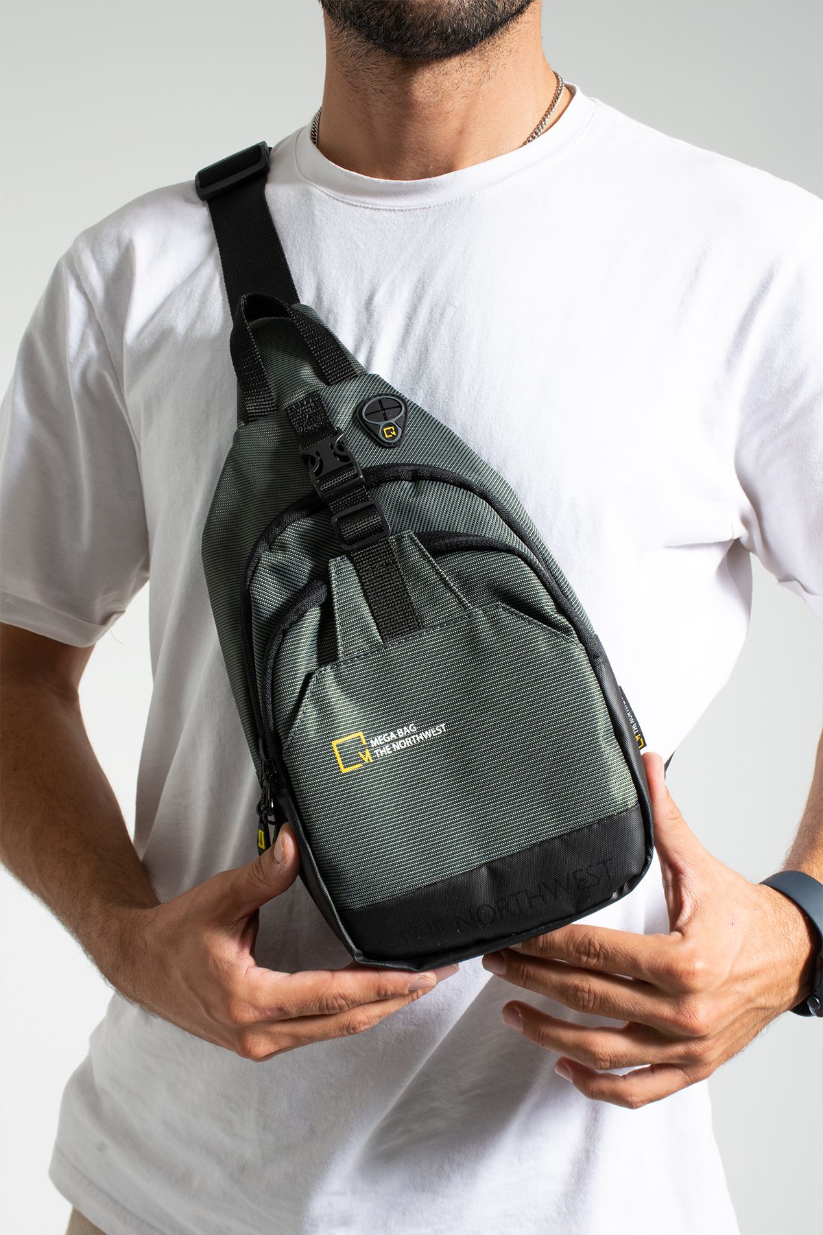MEGA Bag The Northwest Erkek Çantası - Gri