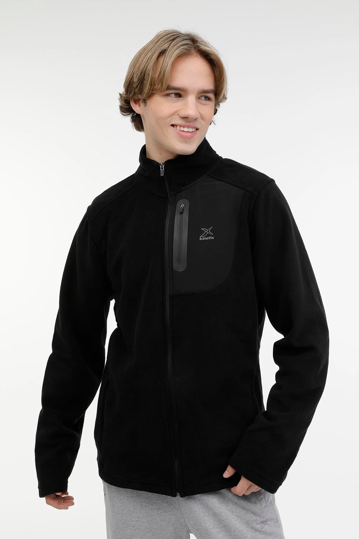 Kinetix کاپشن پشمی مردانه مشکی M-CHEST POLAR 3PR — مشکی ML CHEST POLAR 3PR