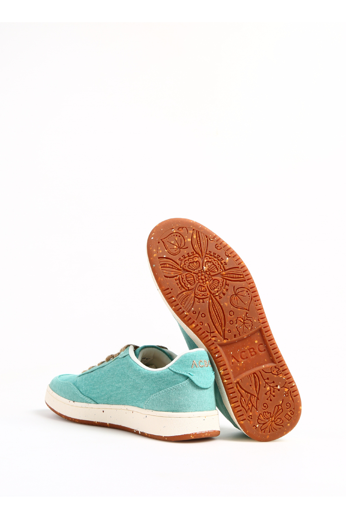 اسنیکر ACBC اورجینال مردانه برند وارداتی 5003037044 Green Men's Leather Sneaker SHACBEVE - تصویر 4