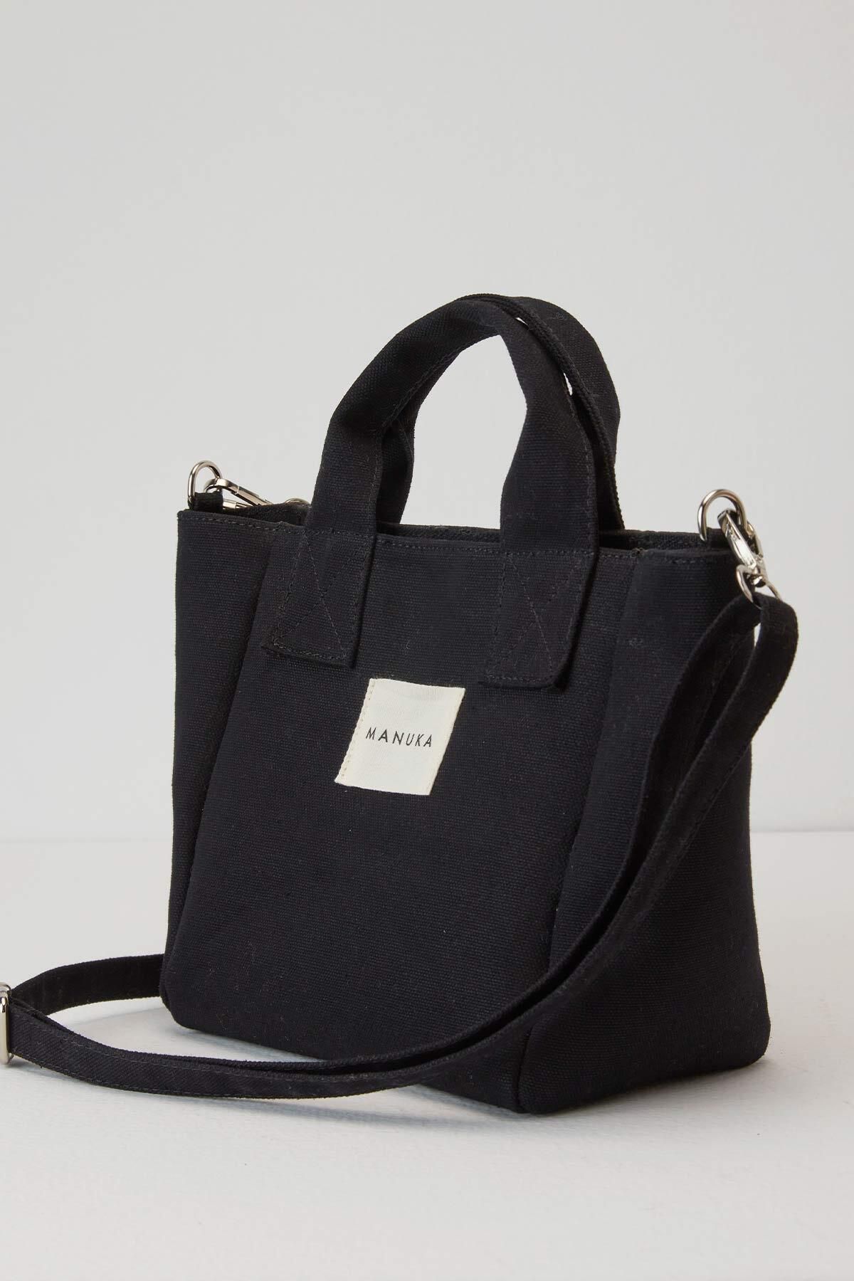 Manuka-Black Std Mini Canvas Bag - Classic Design 7