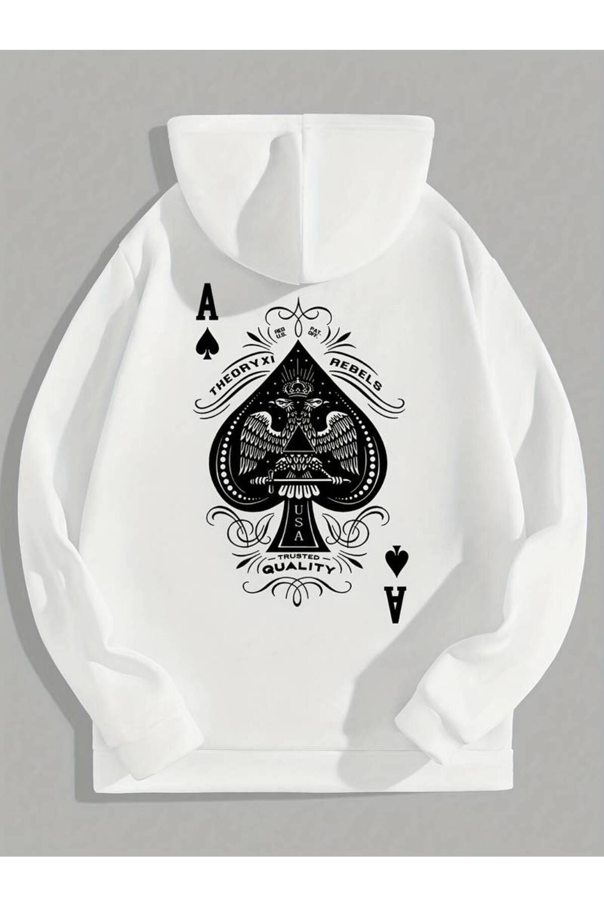 Ace of spades hoodie top