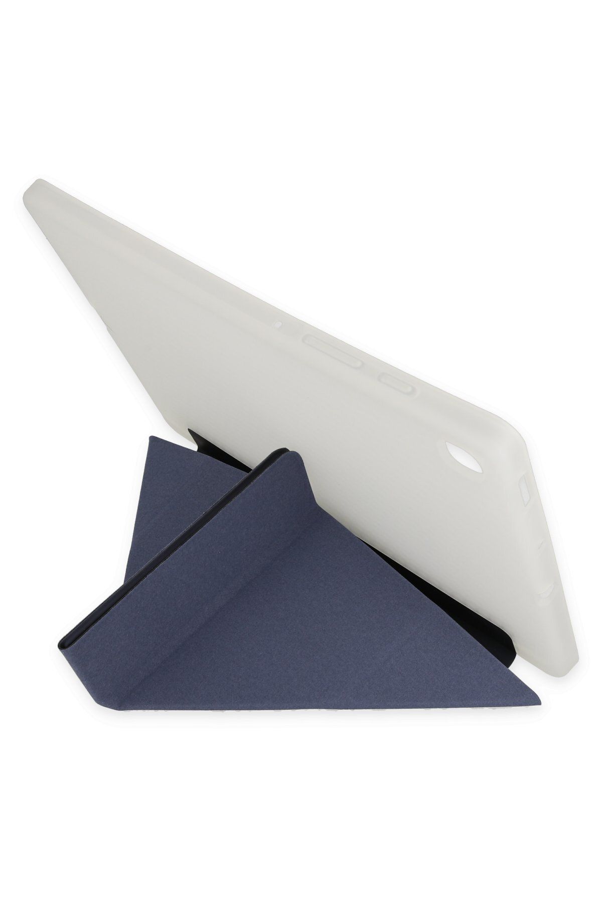 AQUA AKSESUAR-Samsung Galaxy P610 Tab S6 Lite 10.4 Compatible Case with Pen Compartment Smart Case with Sleep Mode - Navy Blue 2