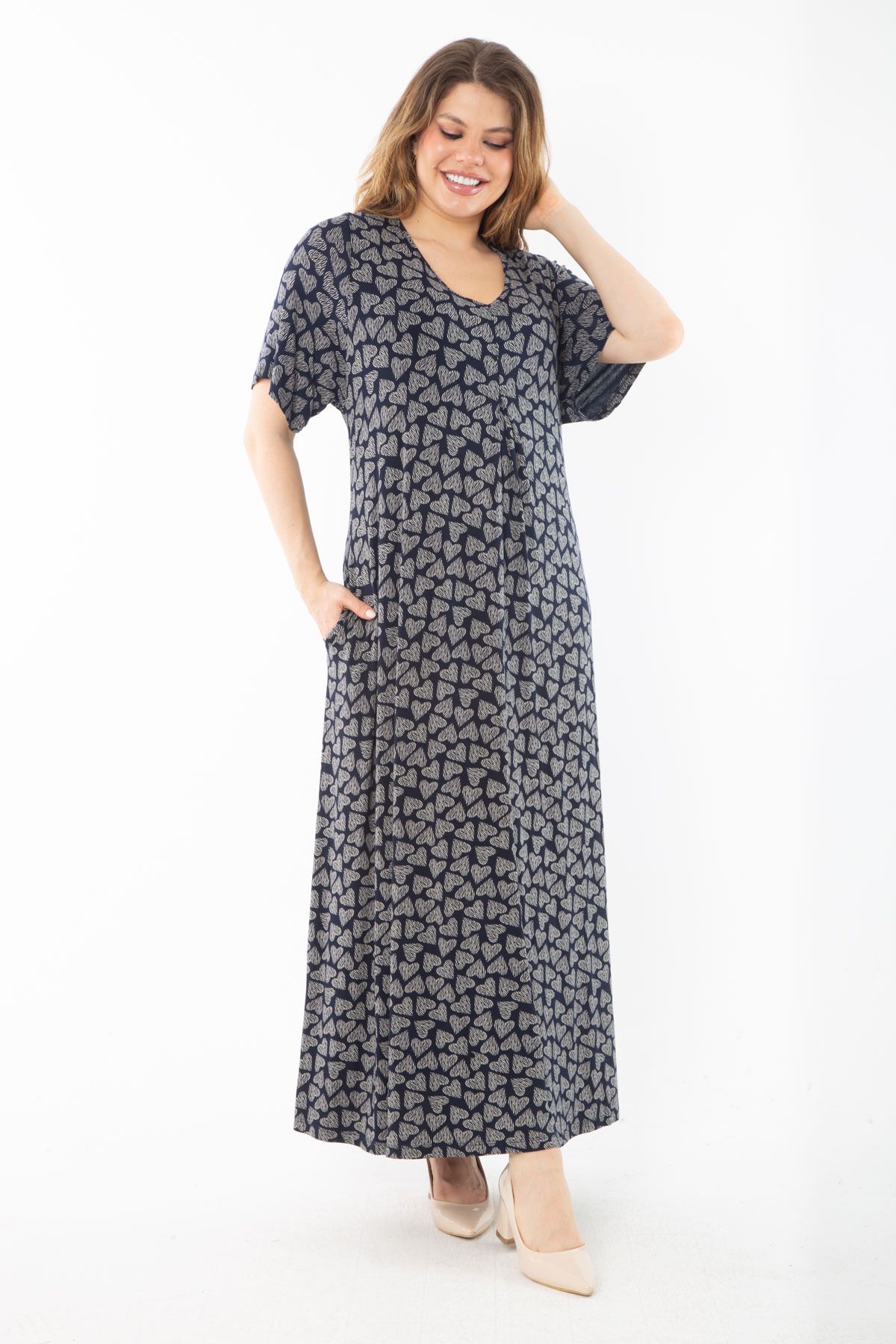 Dark gray online plus size dress