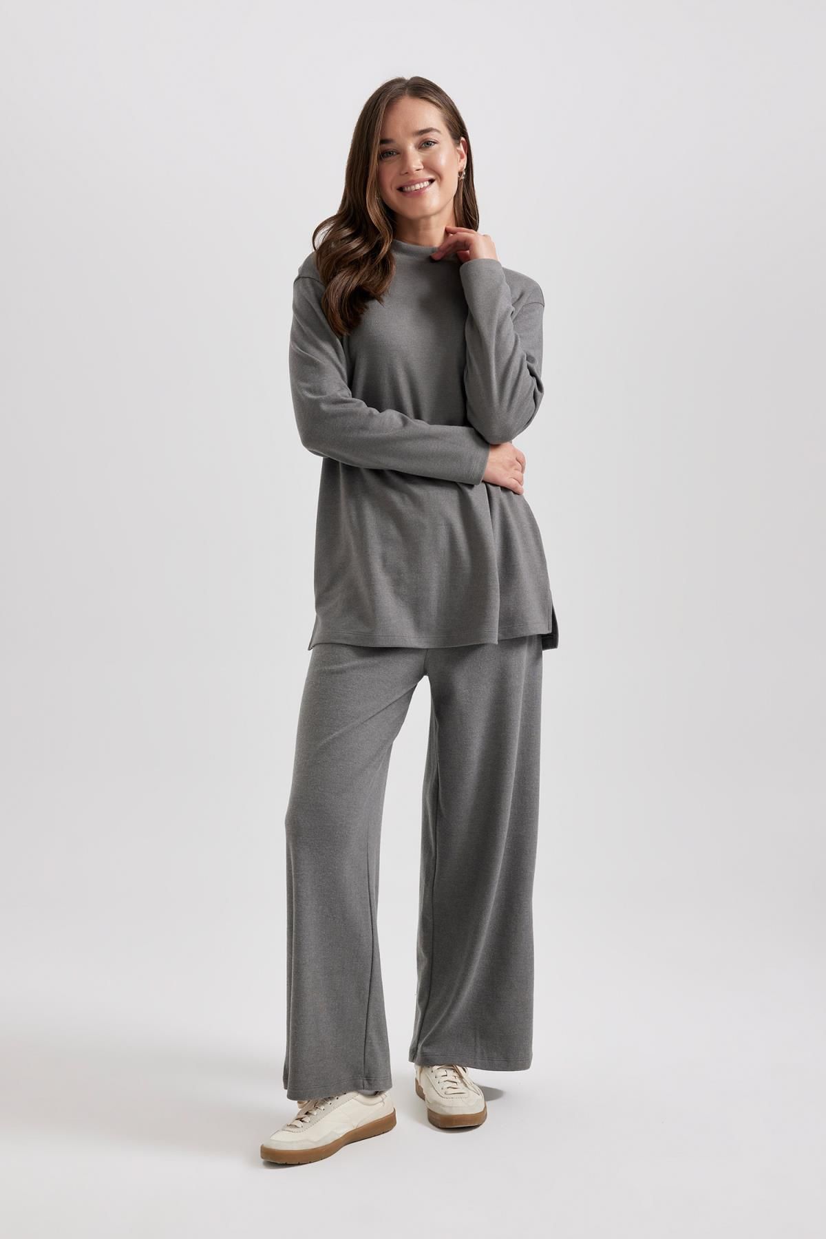 DeFacto-Pantaloni casual Softshell Regular Fit - A5621ax23wn 3