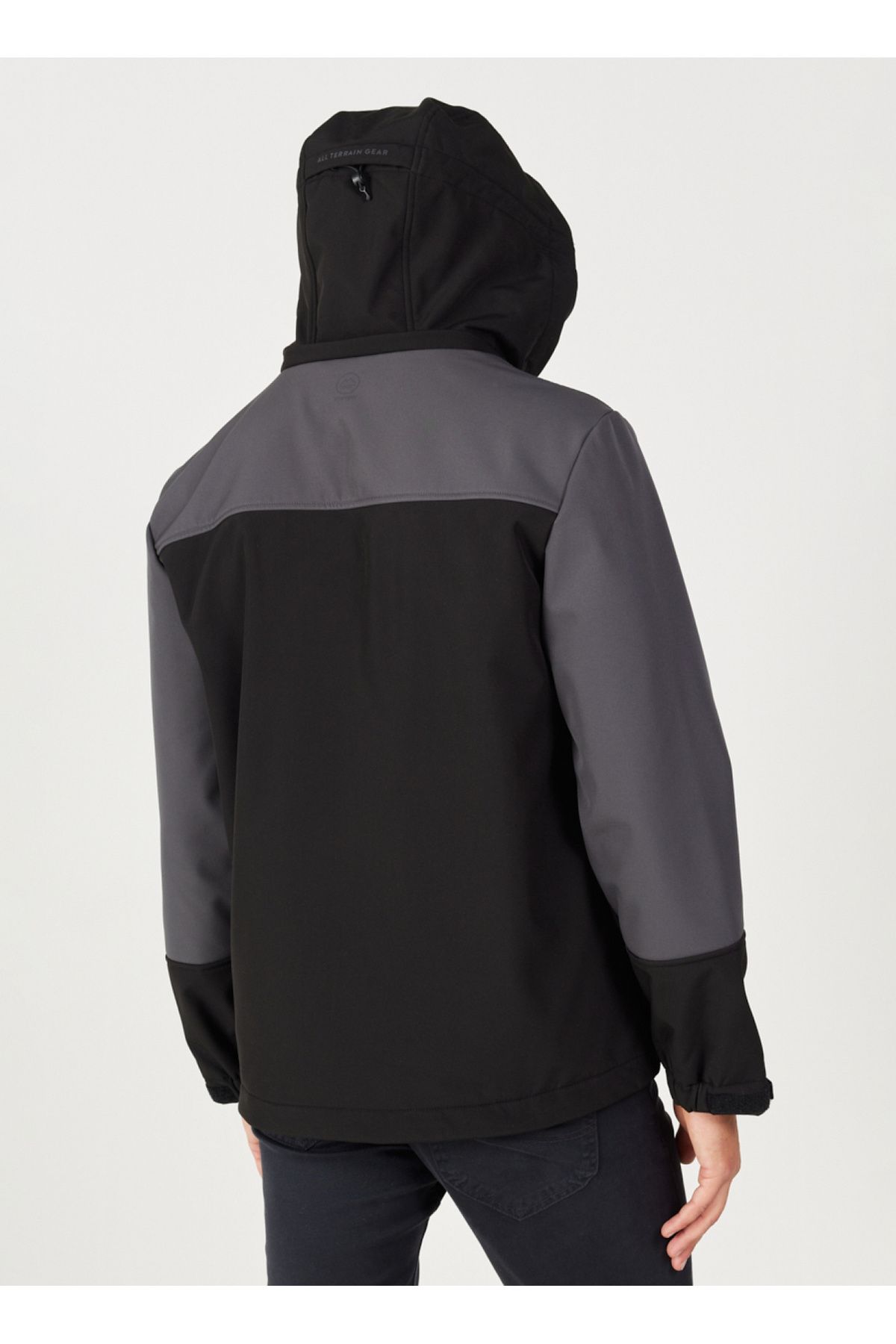 WRANGLER-Regular Fit Men's Black Jacket W 232270001   Soft Shell Jacket 7