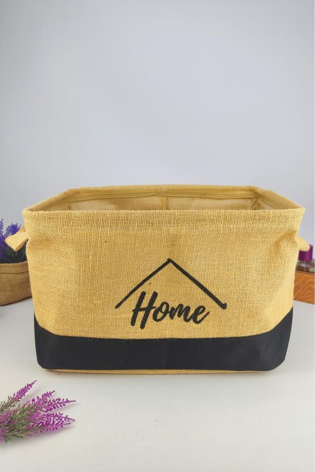 Digithome-Black Wicker Mega Organizer - Multi-Purpose Rectangular Basket Cly-J1004 C1-1-121 3