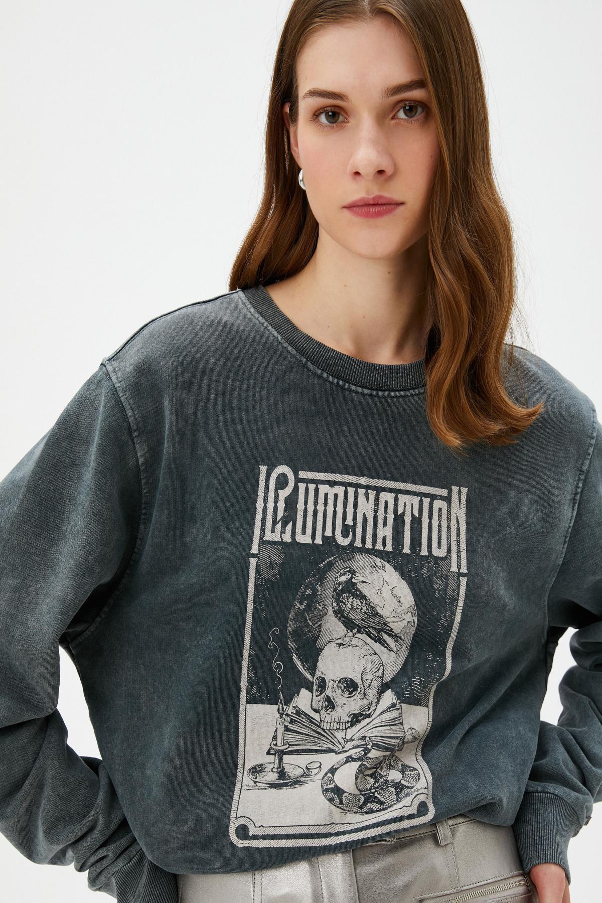 Koton Baby Sweatshirt Gelb - Langarm Baumwolle Sweater 6/9 Monate